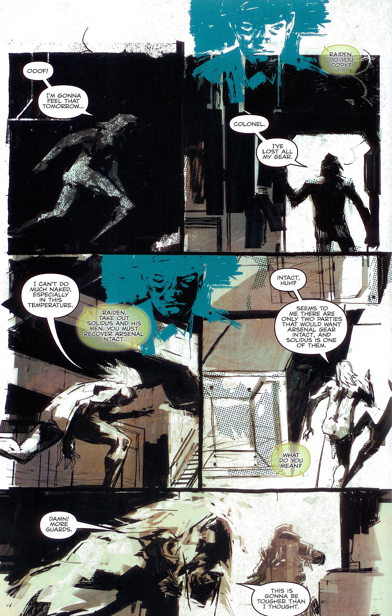 Read online Metal Gear Solid: Sons of Liberty comic -  Issue #9 - 16