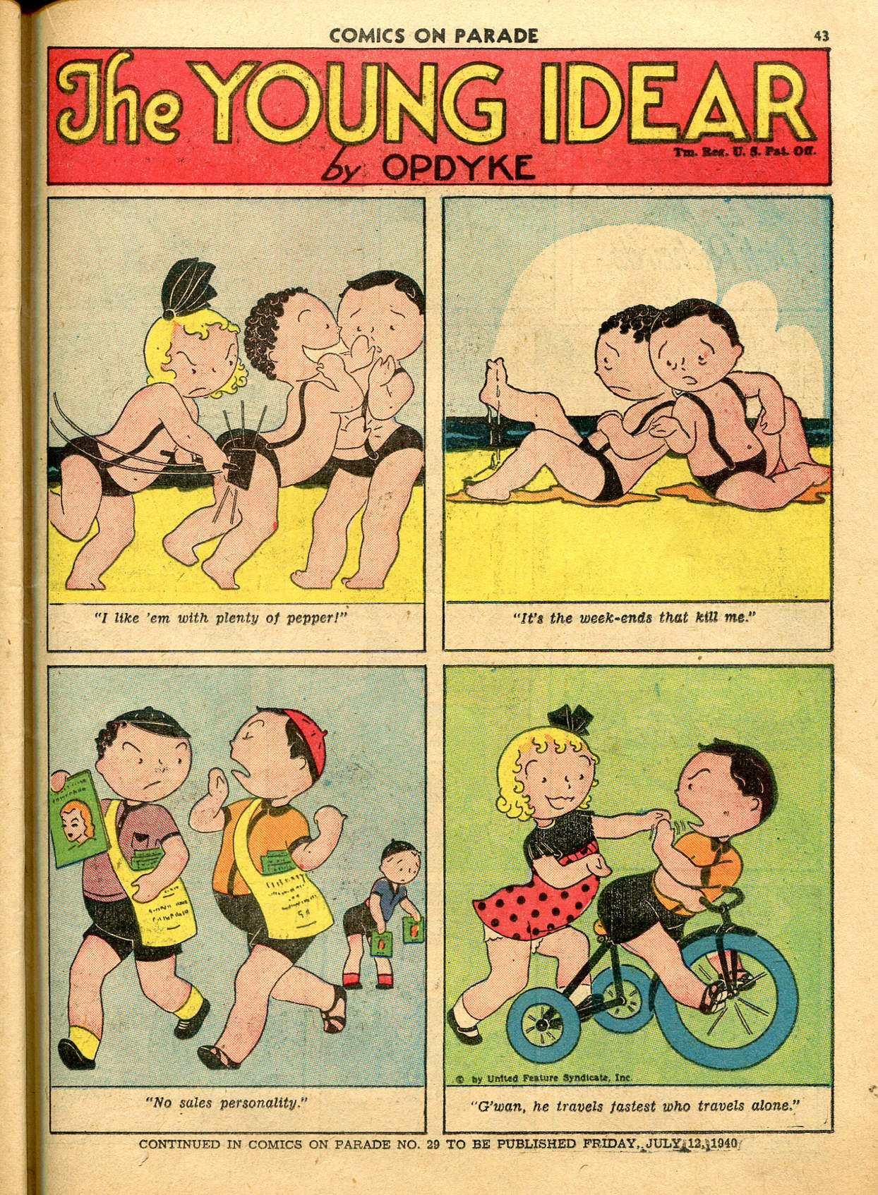 Read online Comics on Parade comic -  Issue #28 - 45