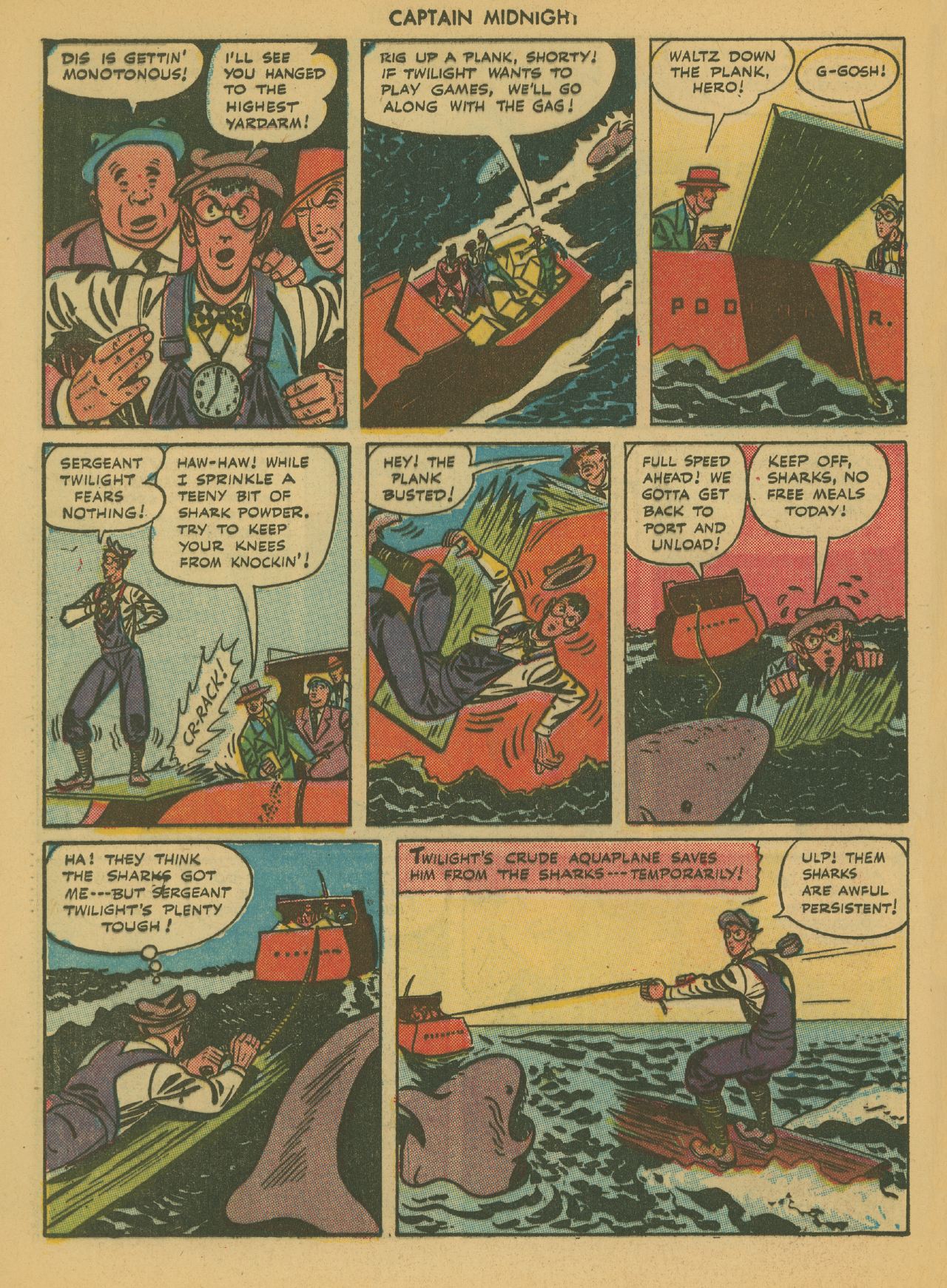 Read online Captain Midnight (1942) comic -  Issue #36 - 20