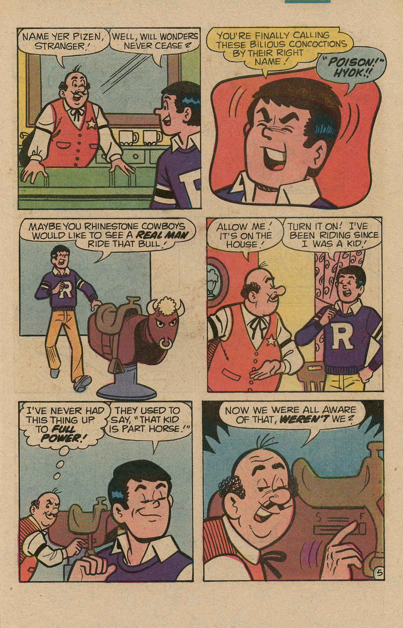 Read online Archie's TV Laugh-Out comic -  Issue #81 - 7