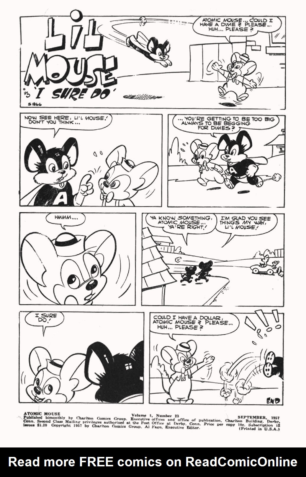 Read online Atomic Mouse comic -  Issue #23 - 2