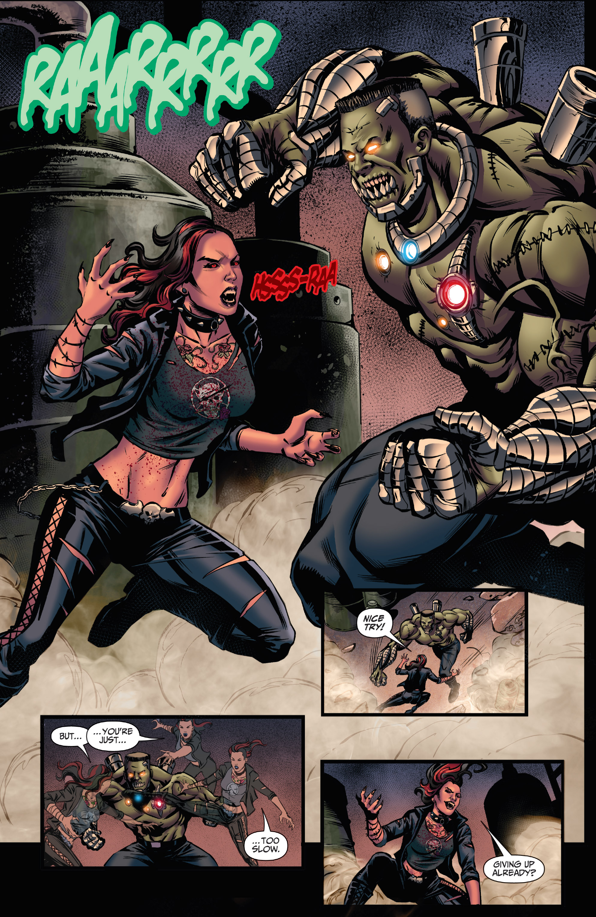 Read online Van Helsing vs The League of Monsters comic -  Issue #4 - 12