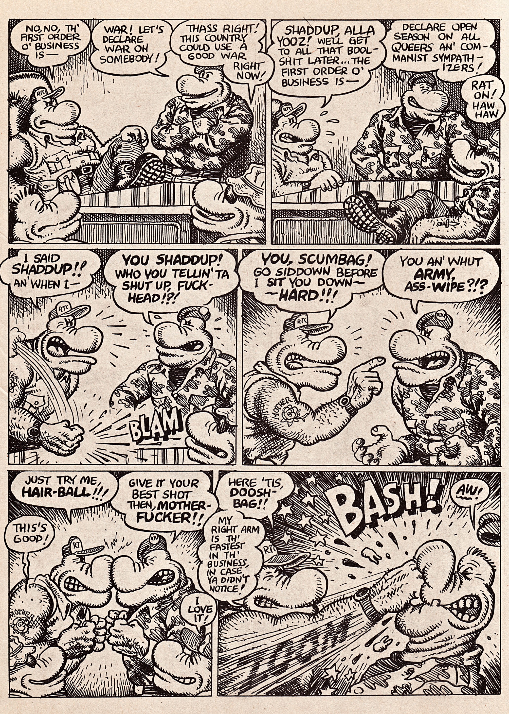 Read online Hup comic -  Issue #1 - 7