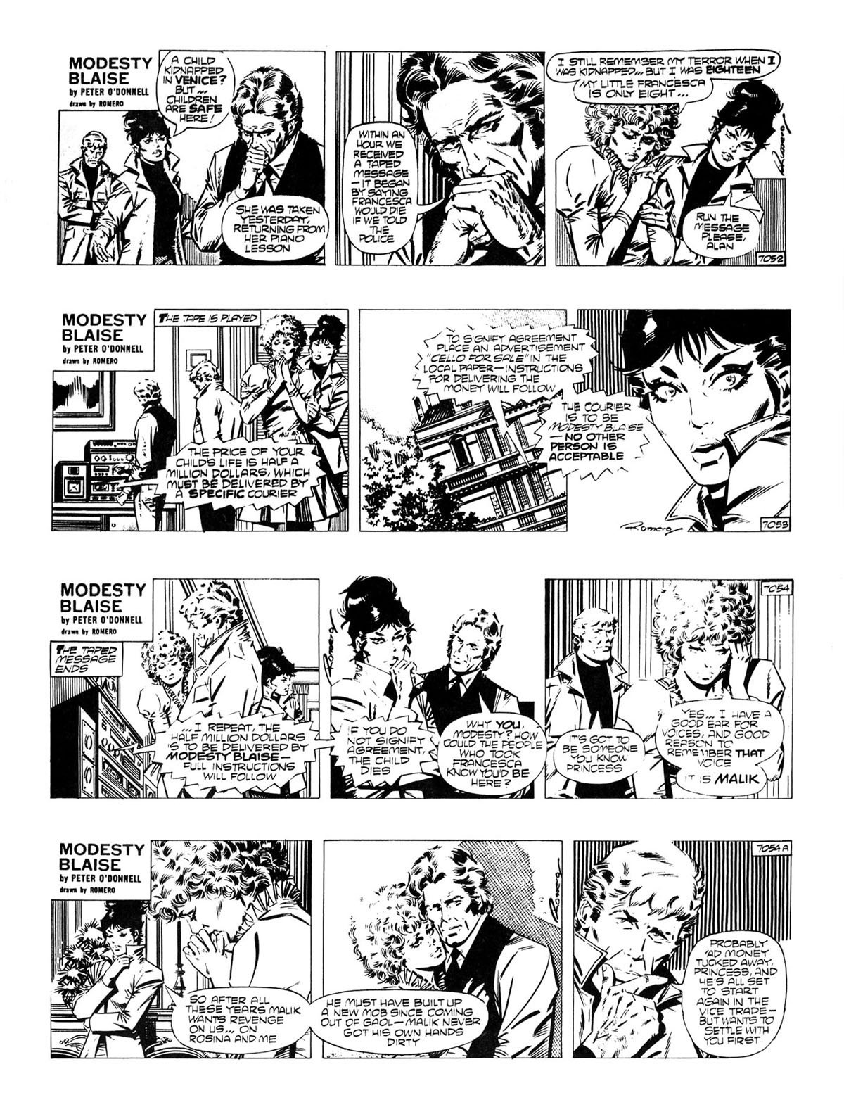 Read online Modesty Blaise Live bait comic -  Issue # TPB - 7