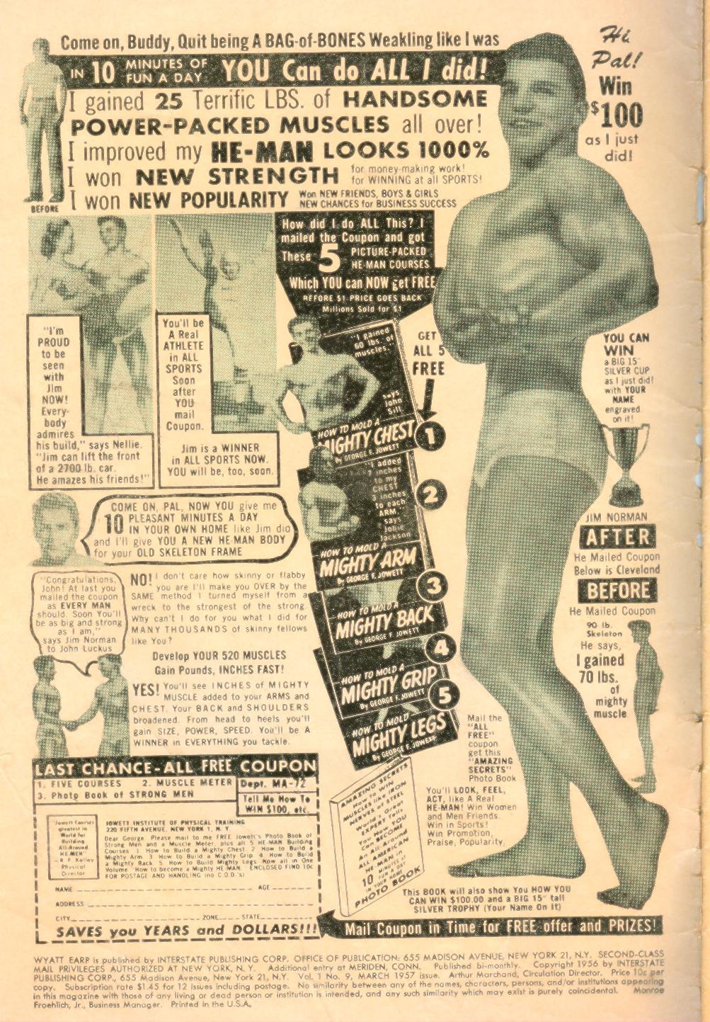 Read online Wyatt Earp comic -  Issue #9 - 2