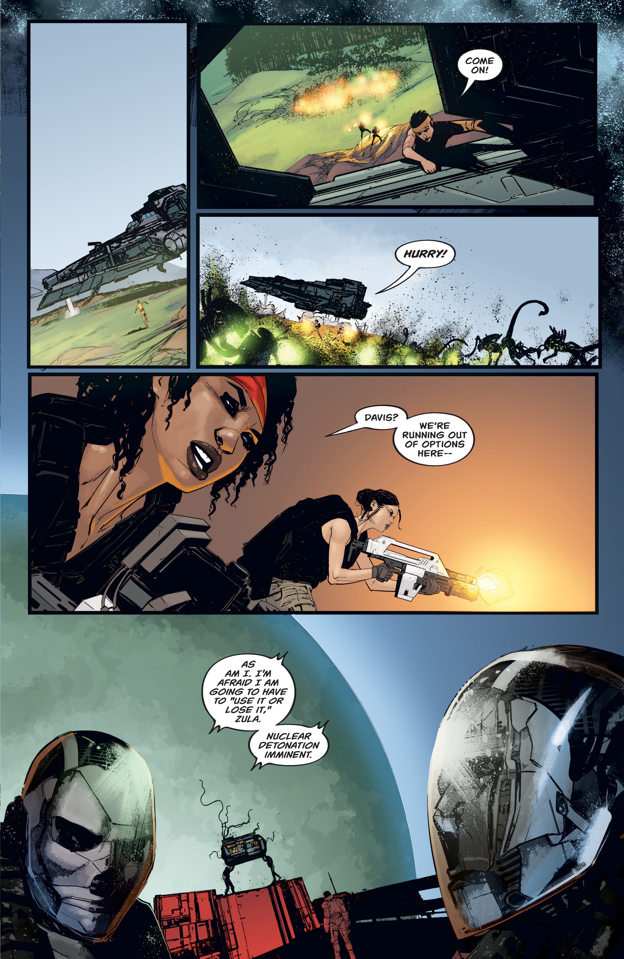 Read online Aliens: Resistance comic -  Issue #4 - 17