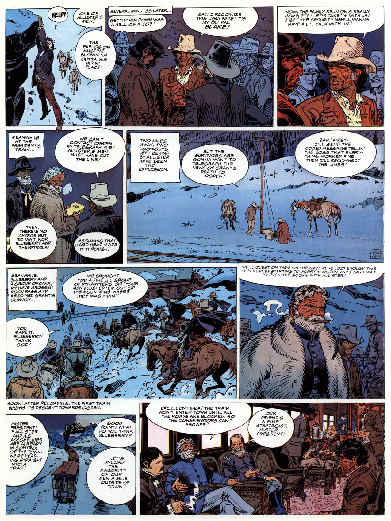 Read online Epic Graphic Novel: Blueberry comic -  Issue #5 - 95