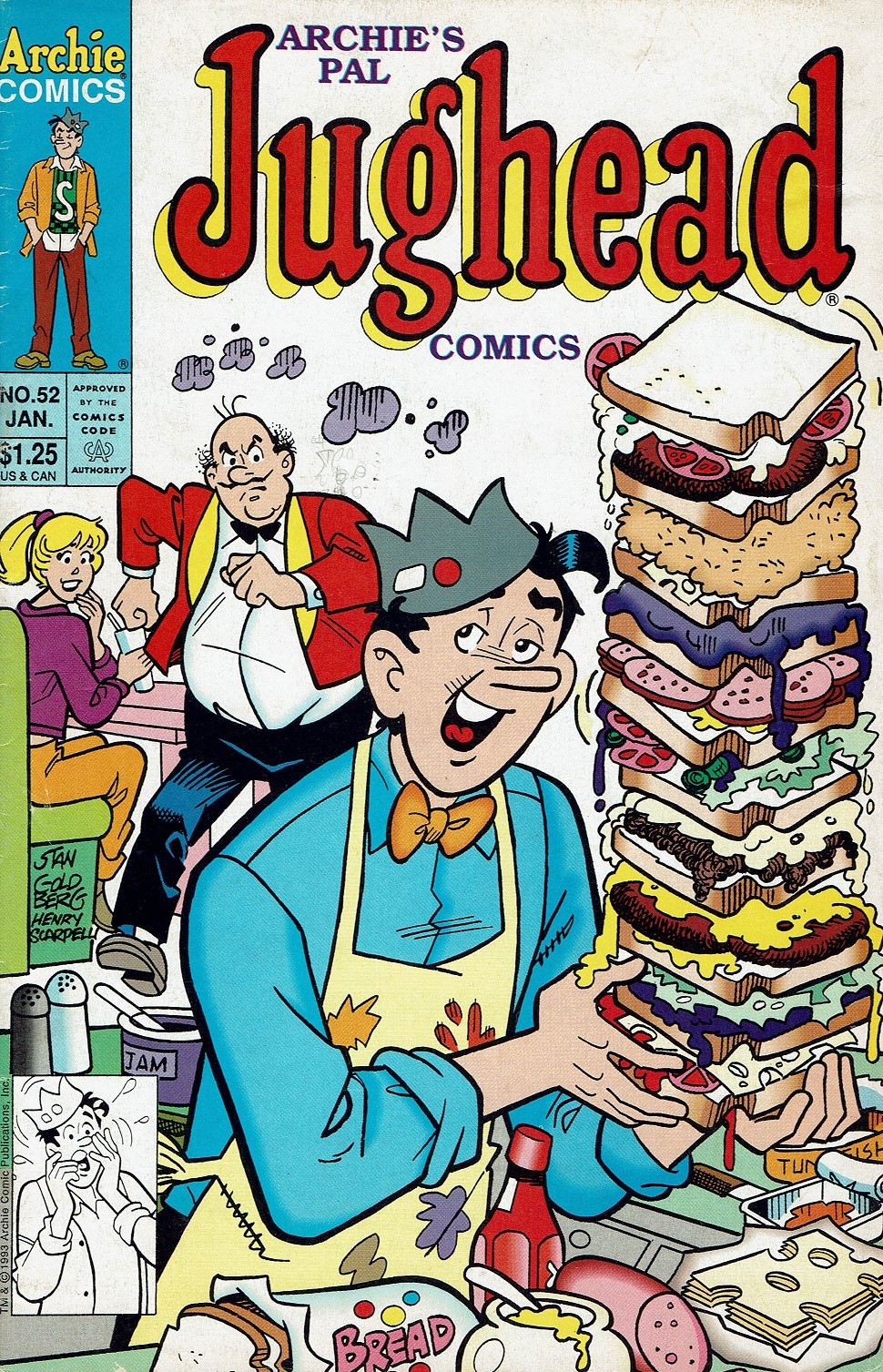 Read online Archie's Pal Jughead Comics comic -  Issue #52 - 1