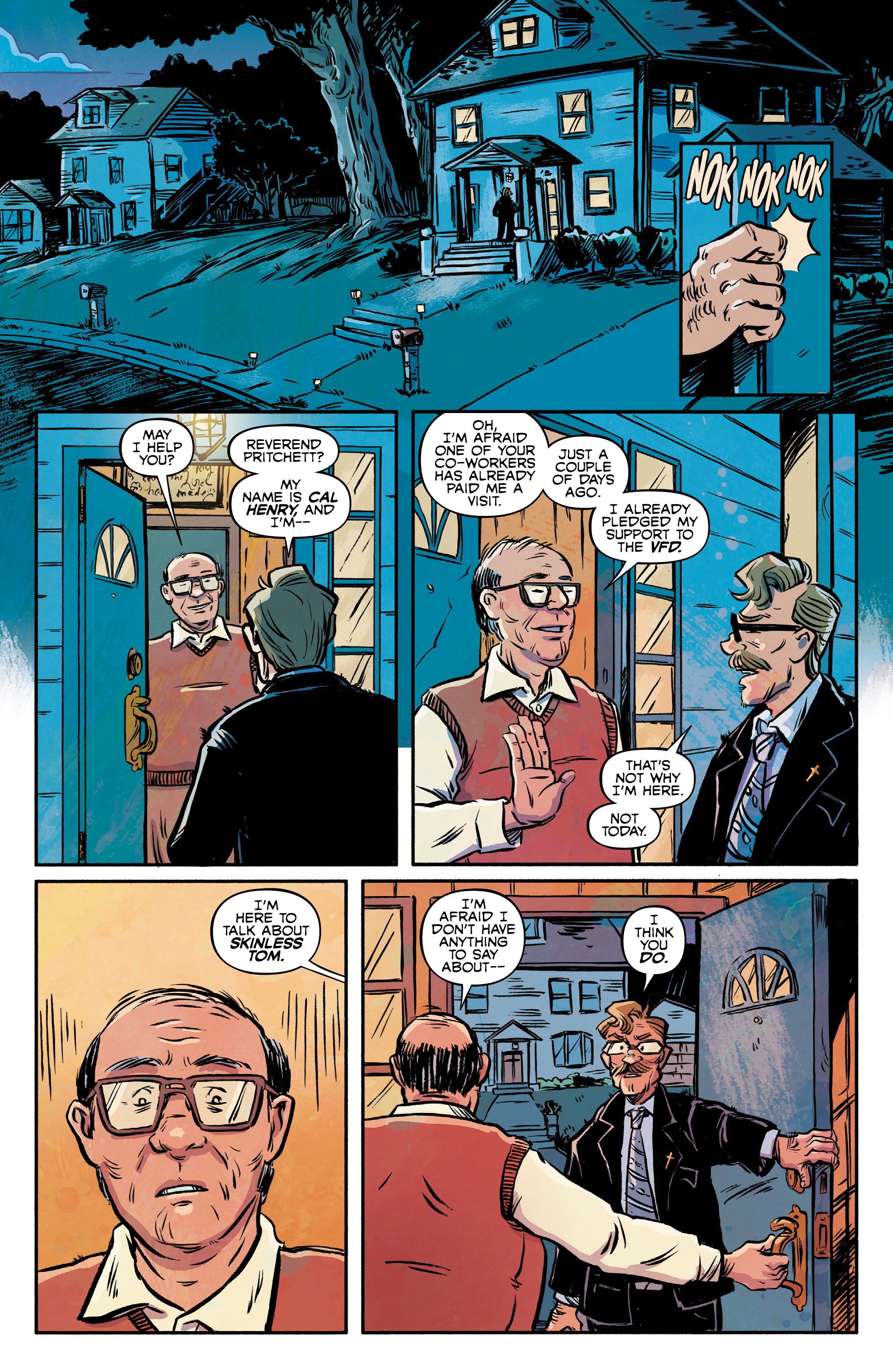 Read online Door to Door, Night by Night comic -  Issue #4 - 16