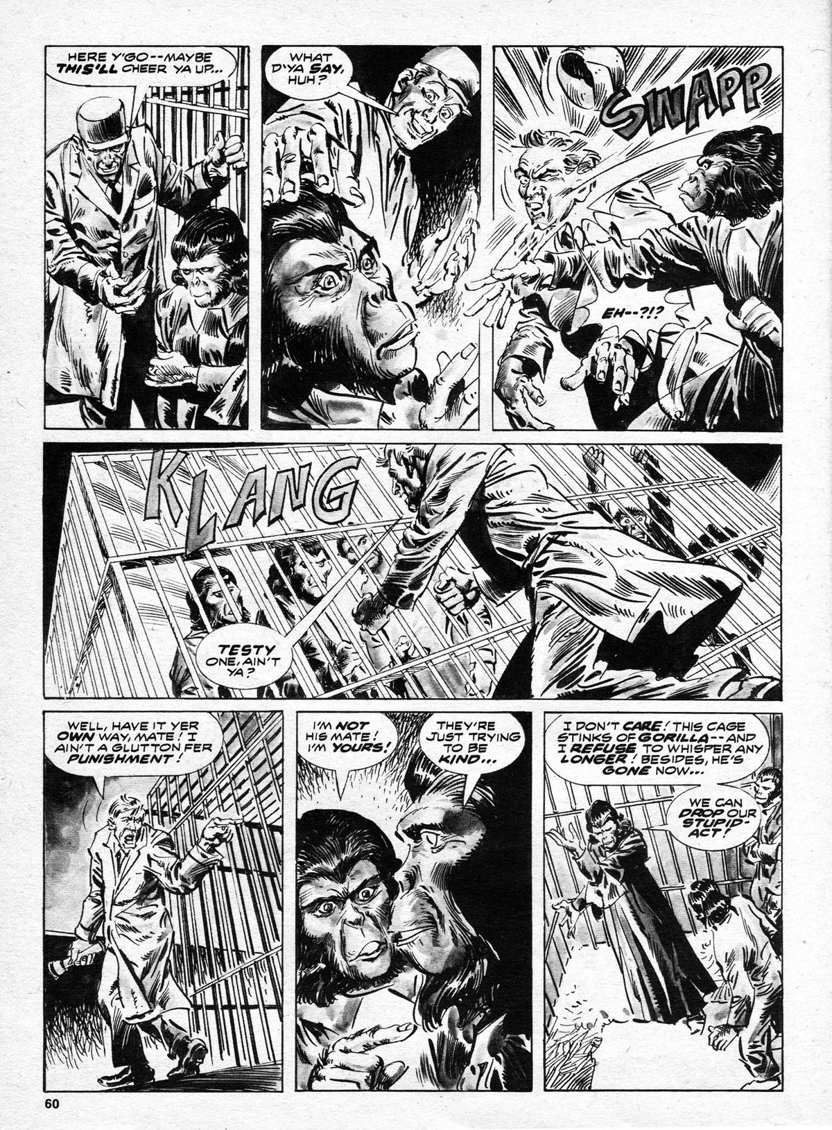 Read online Planet of the Apes comic -  Issue #12 - 60
