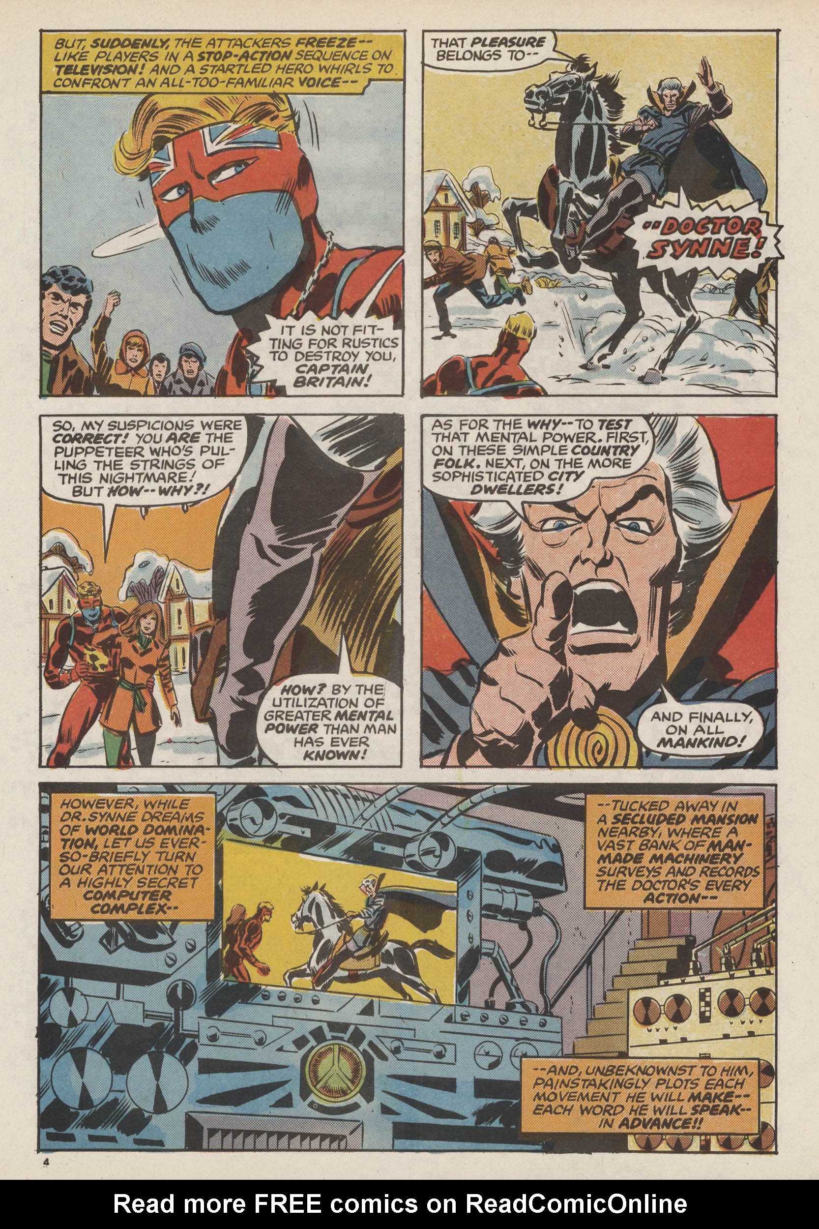 Read online Captain Britain (1976) comic -  Issue #12 - 4