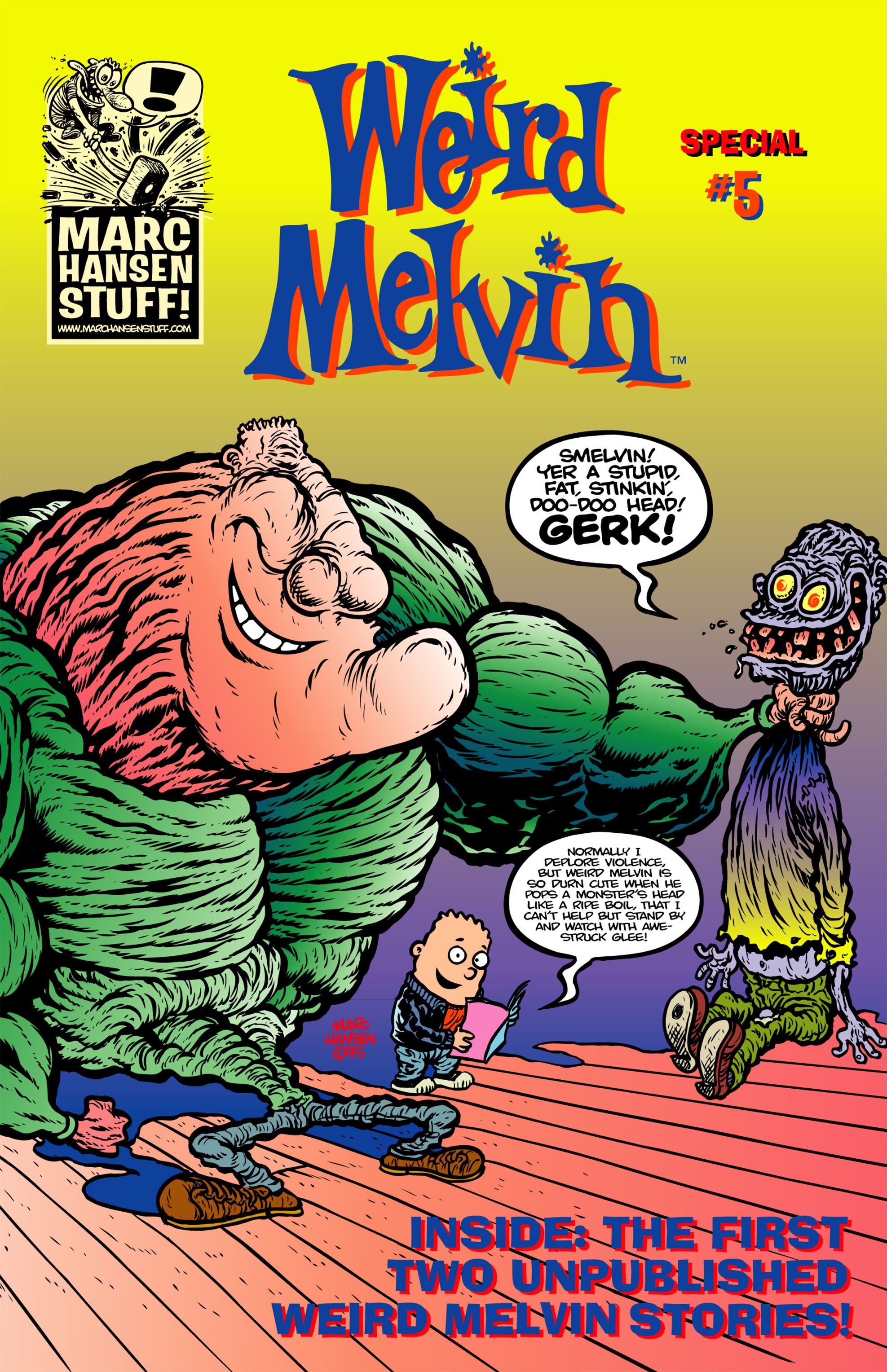 Read online Weird Melvin comic -  Issue #5 - 1