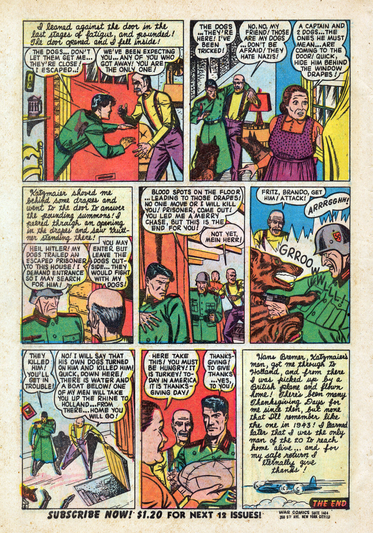 Read online War Comics comic -  Issue #5 - 32