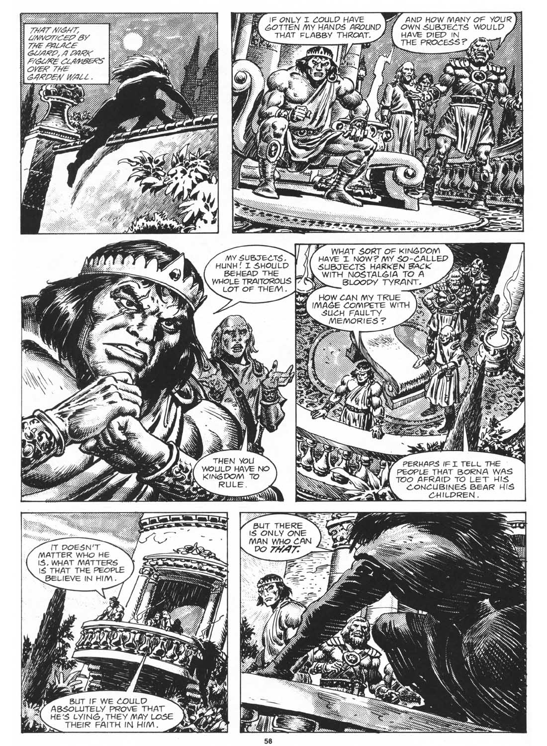Read online The Savage Sword Of Conan comic -  Issue #161 - 57