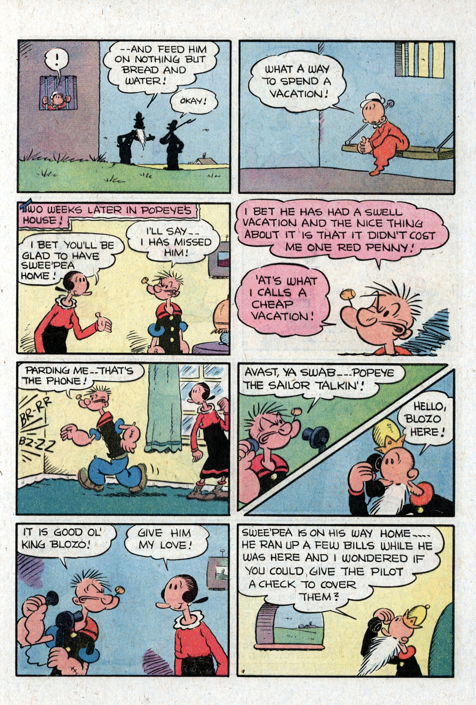 Read online Popeye (1948) comic -  Issue #166 - 33