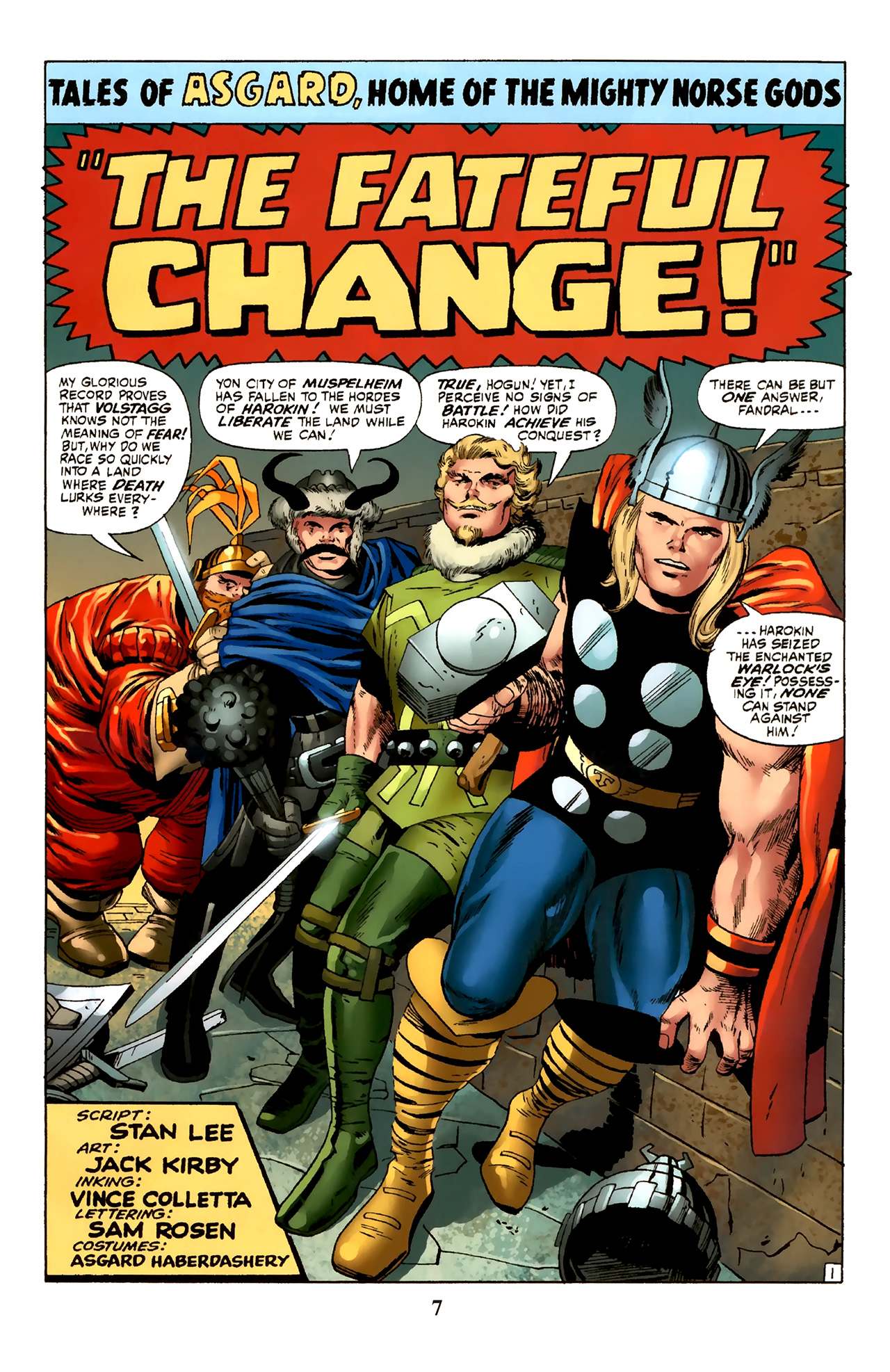 Read online Thor: Tales of Asgard by Stan Lee & Jack Kirby comic -  Issue #5 - 9