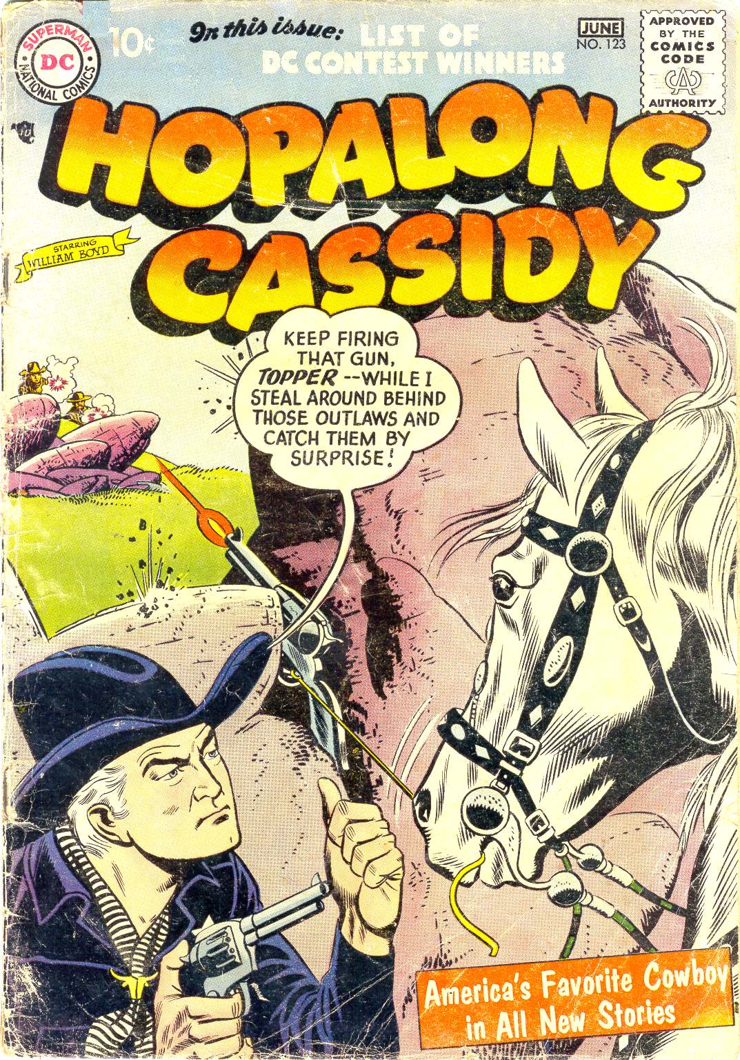 Read online Hopalong Cassidy comic -  Issue #123 - 1