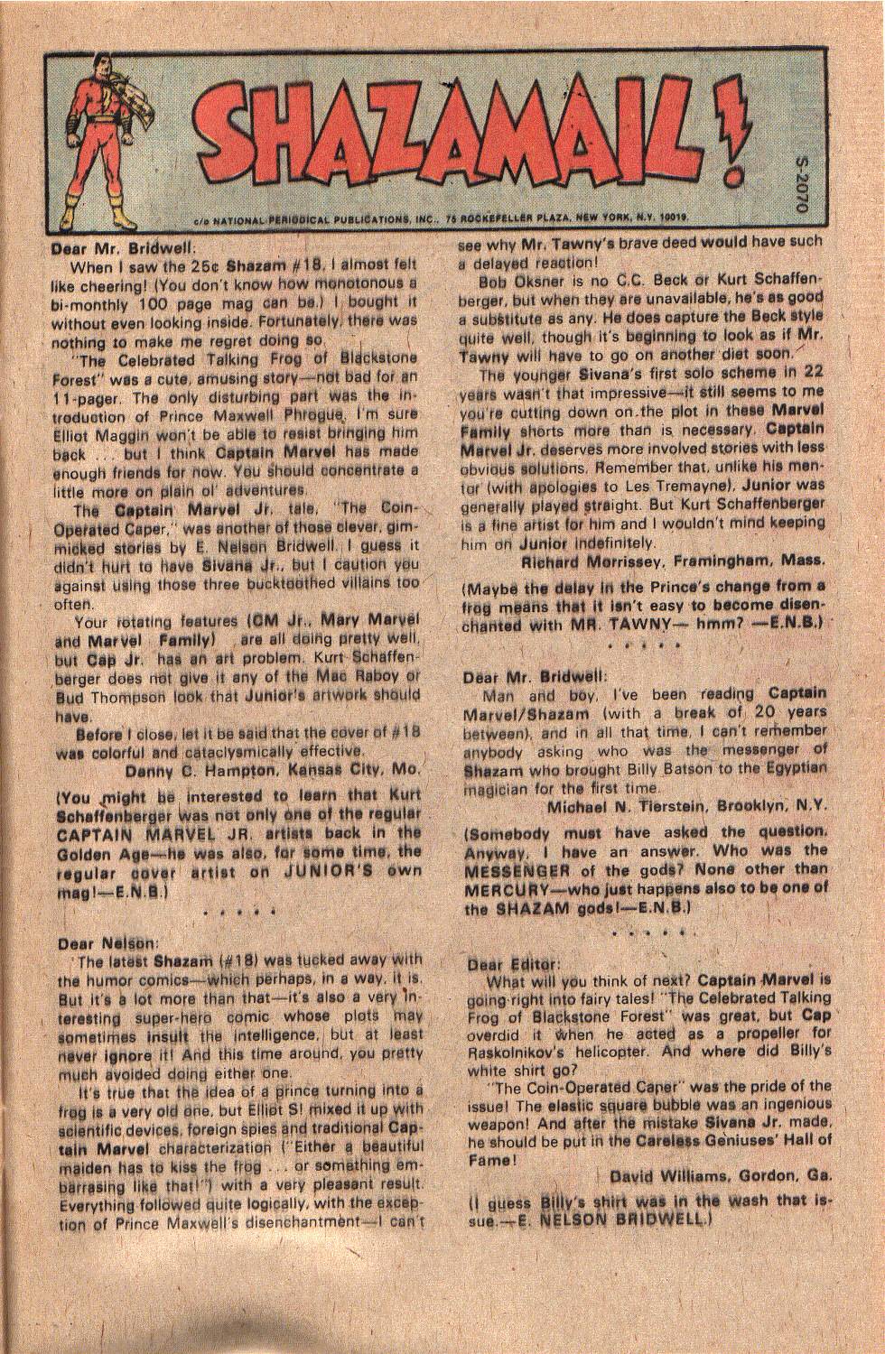 Read online Shazam! (1973) comic -  Issue #20 - 31