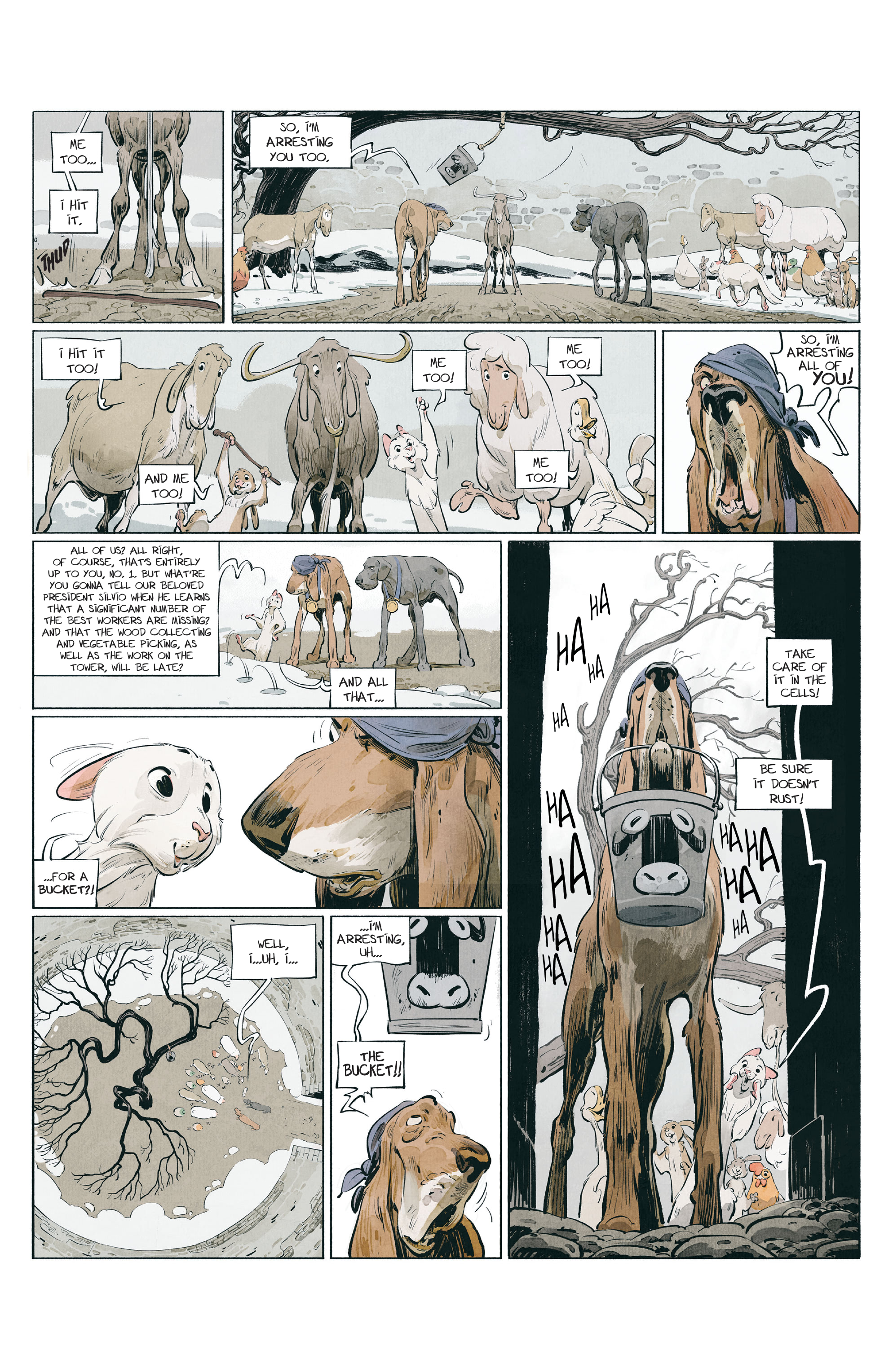 Read online Animal Castle comic -  Issue #4 - 9