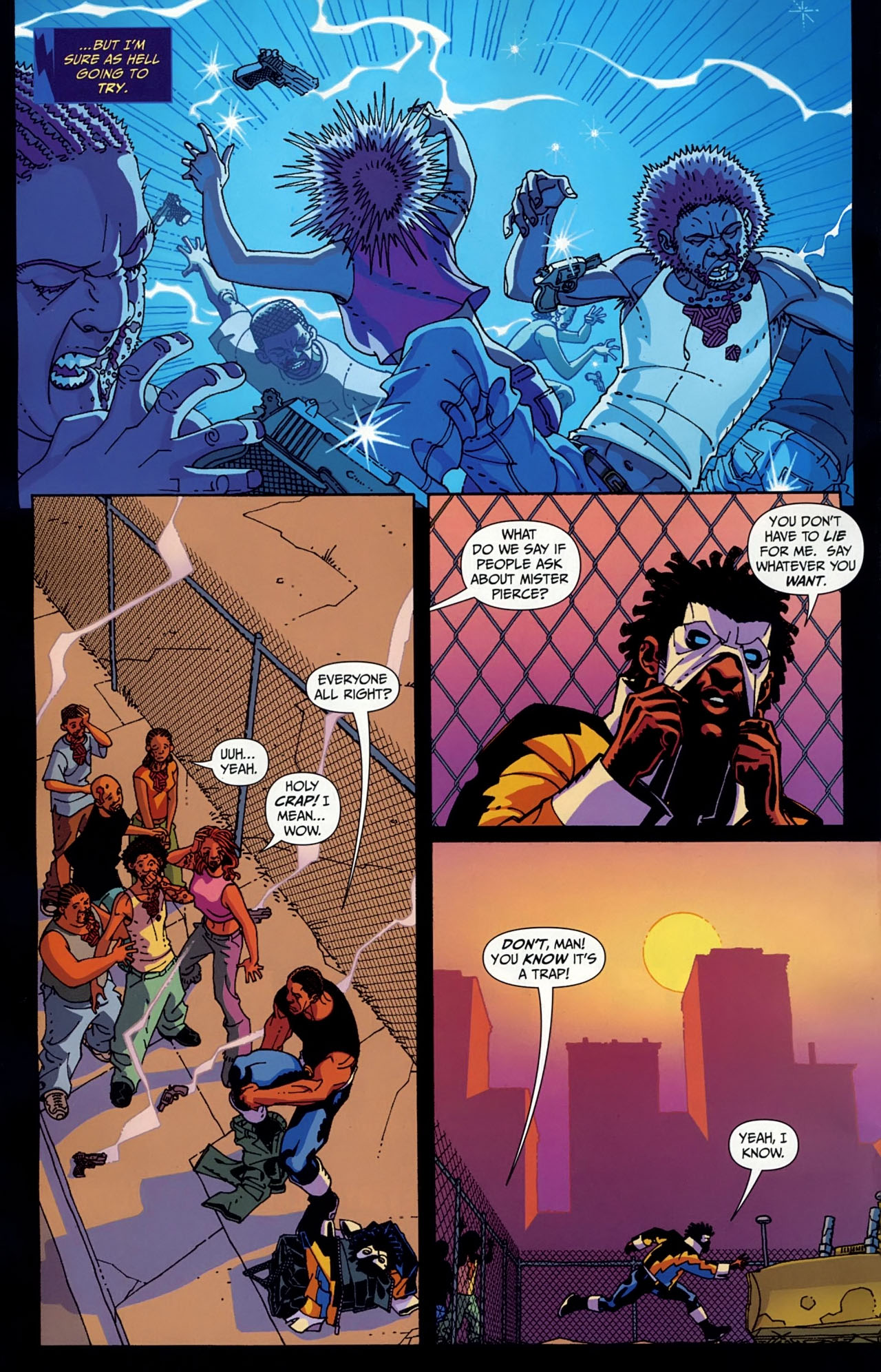 Read online Black Lightning: Year One comic -  Issue #6 - 13