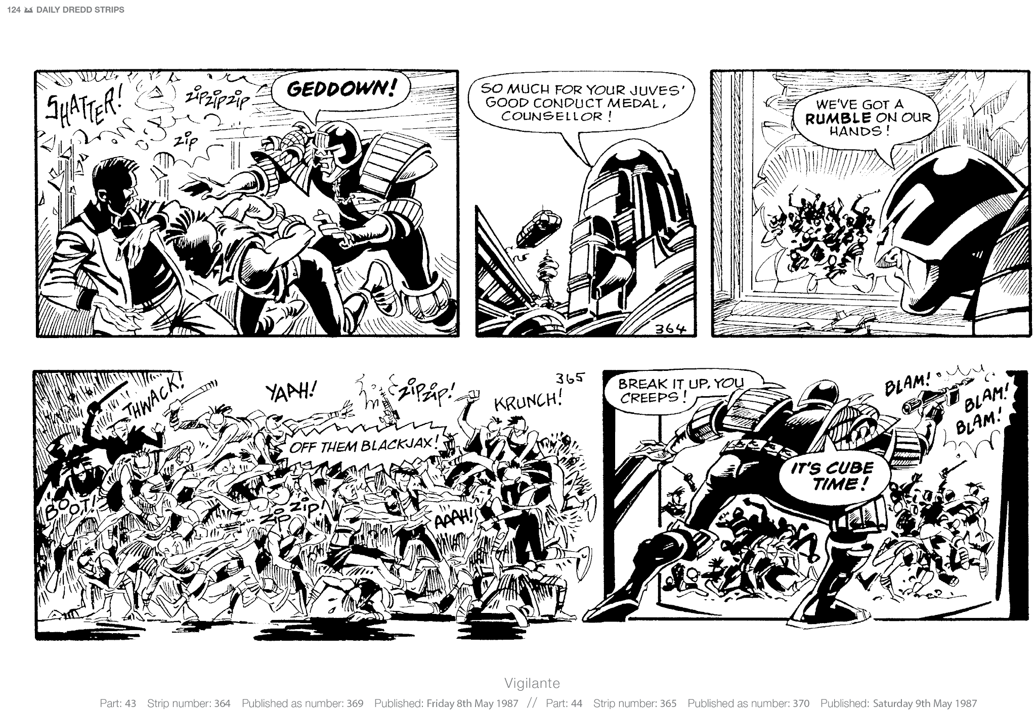 Read online Judge Dredd: The Daily Dredds comic -  Issue # TPB 2 - 127