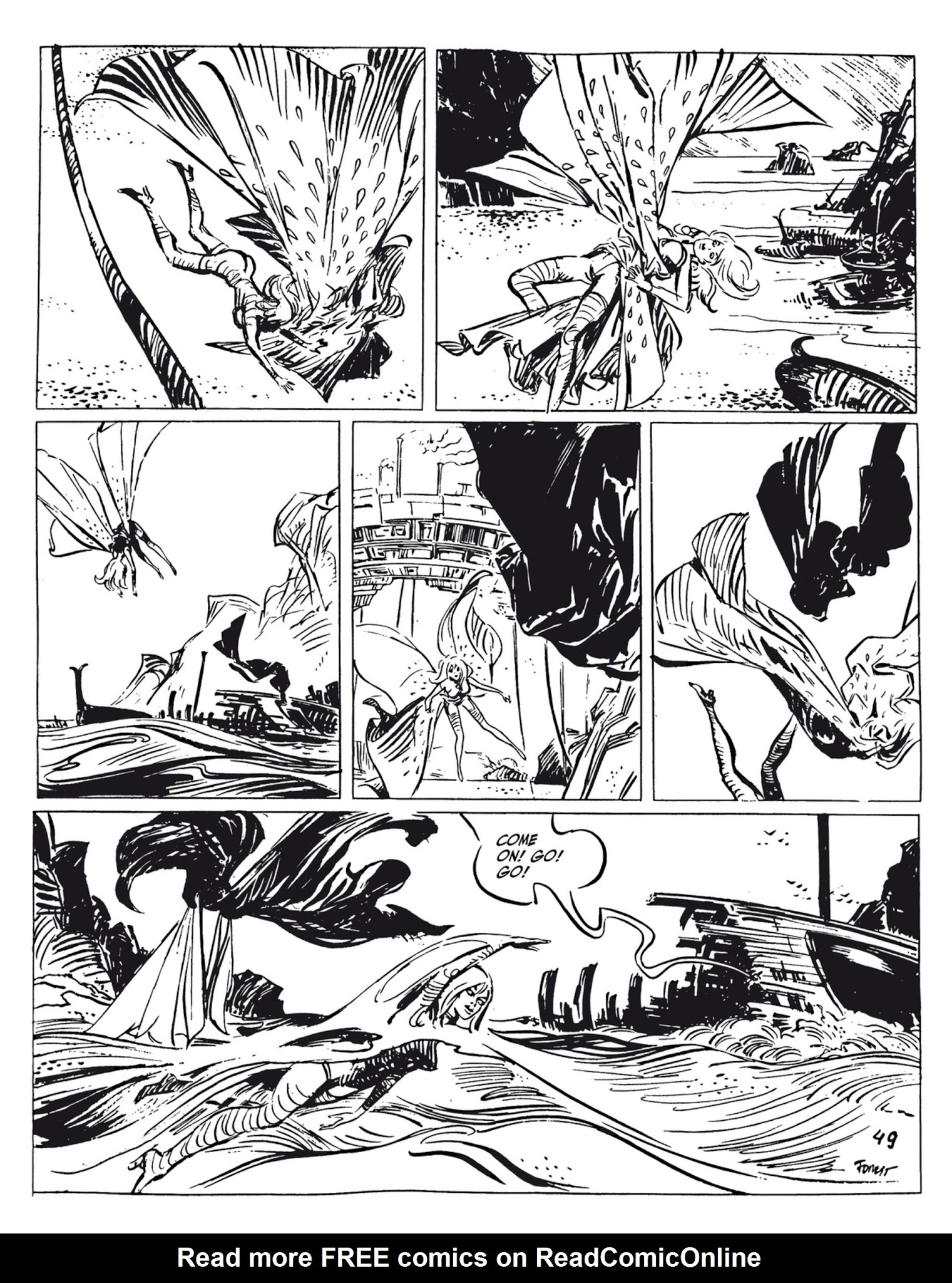 Read online Barbarella and The Wrath of the Minute-Eater comic -  Issue # TPB - 54