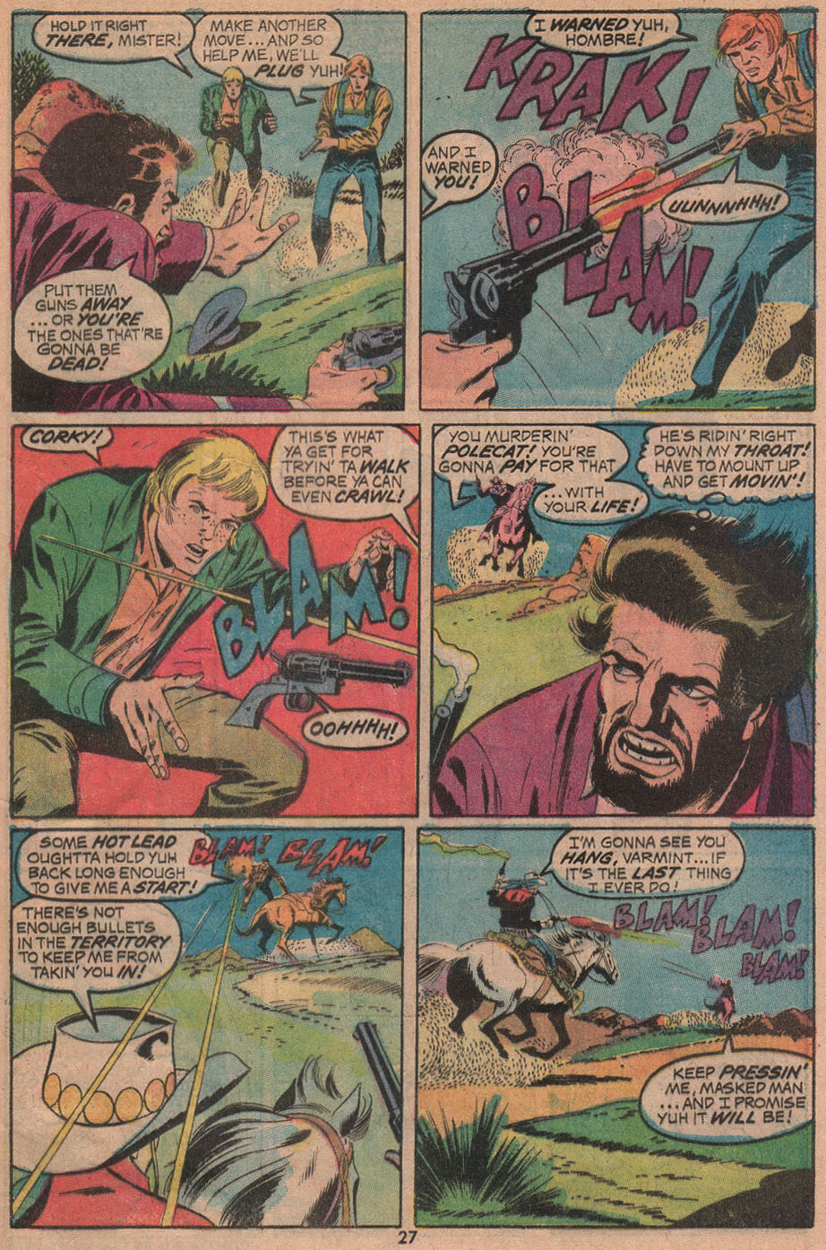 Read online The Outlaw Kid (1970) comic -  Issue #14 - 29