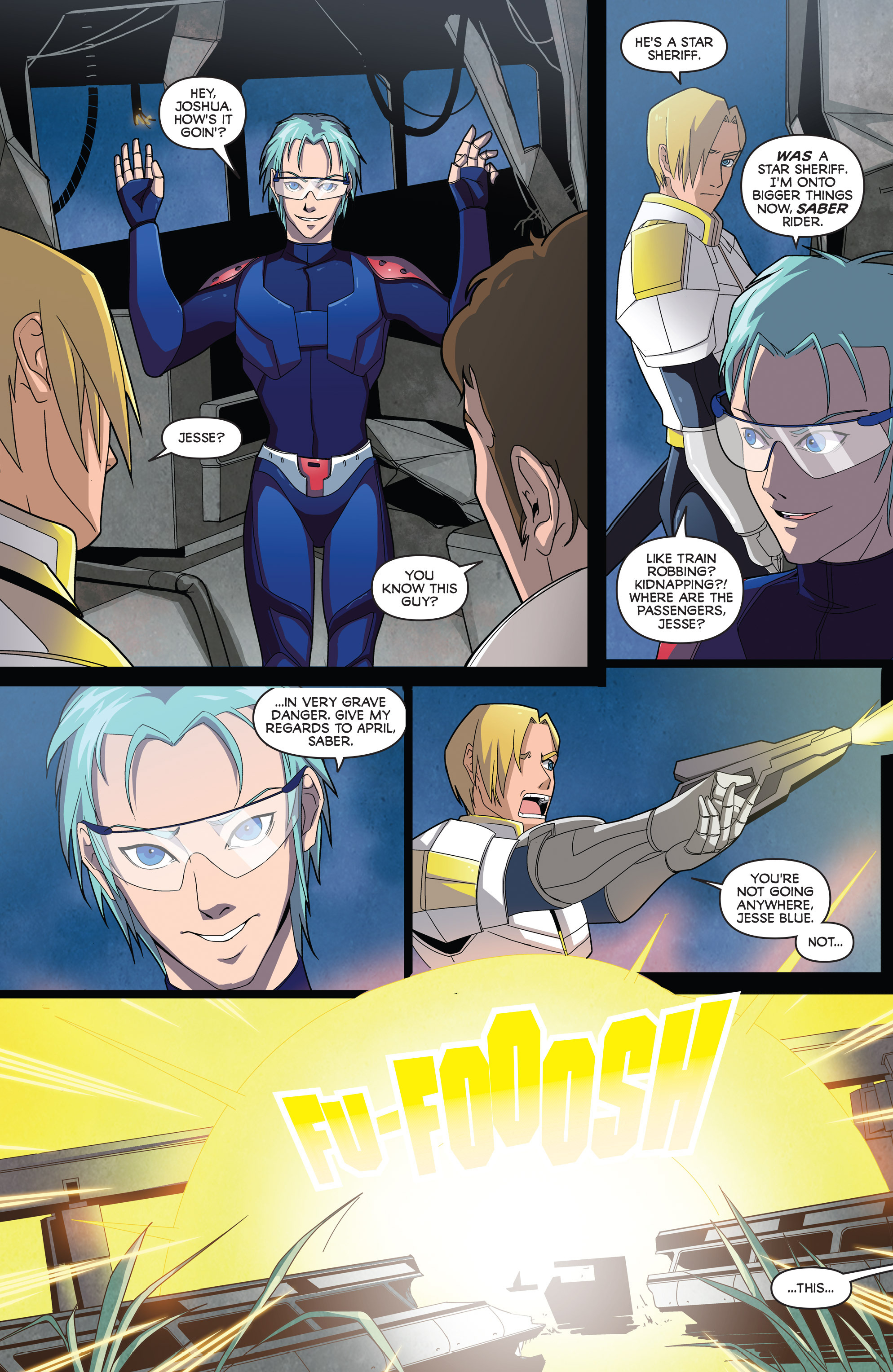 Read online Saber Rider and the Star Sheriffs comic -  Issue #1 - 13