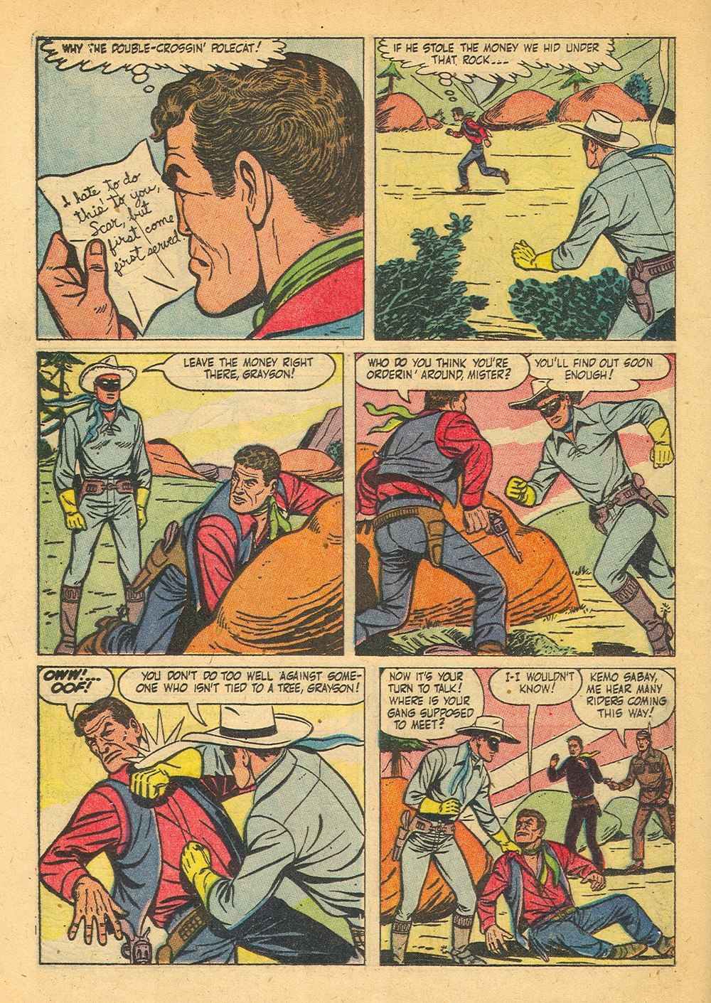 Read online The Lone Ranger (1948) comic -  Issue #42 - 16