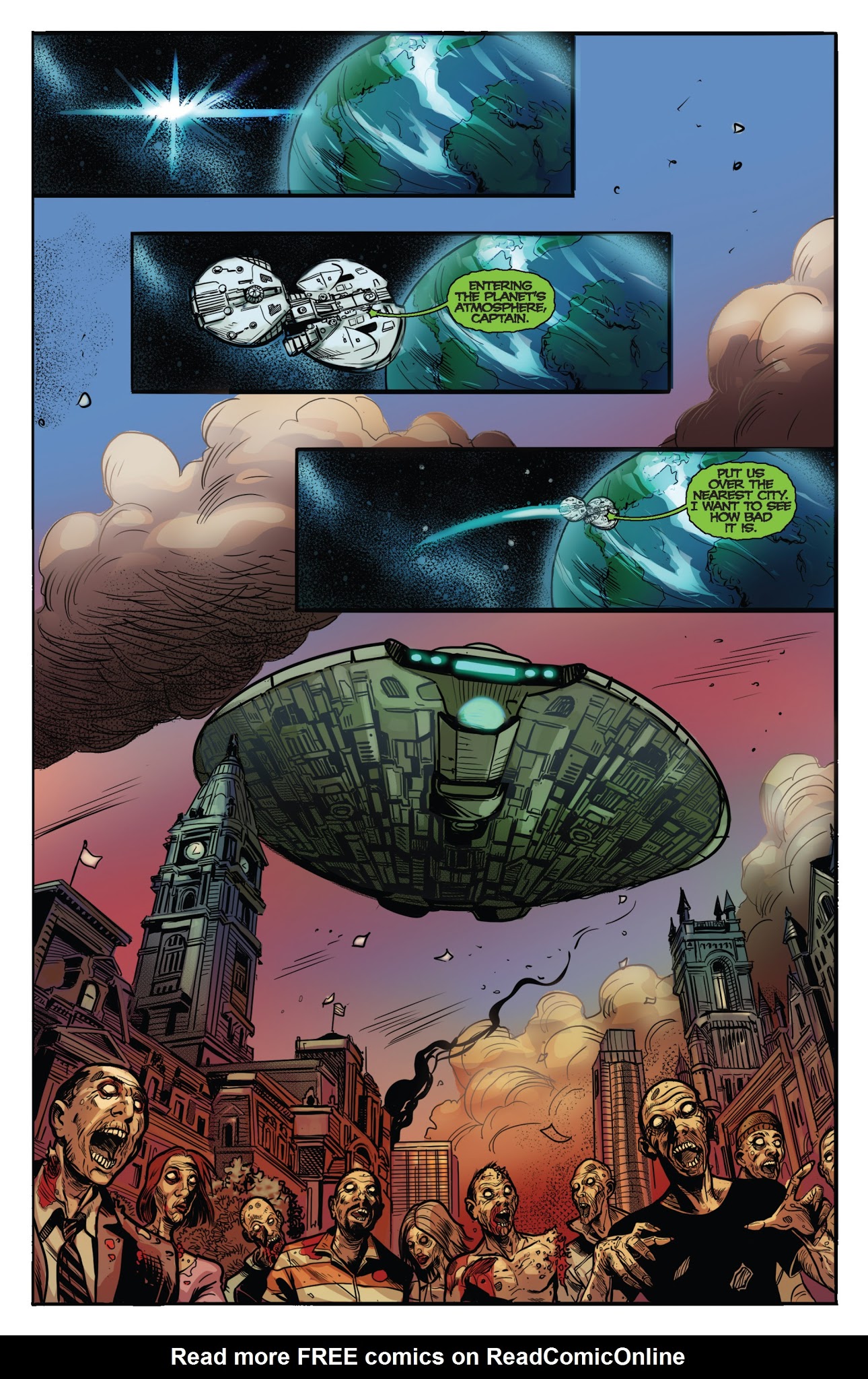 Read online Aliens vs. Zombies comic -  Issue #1 - 12