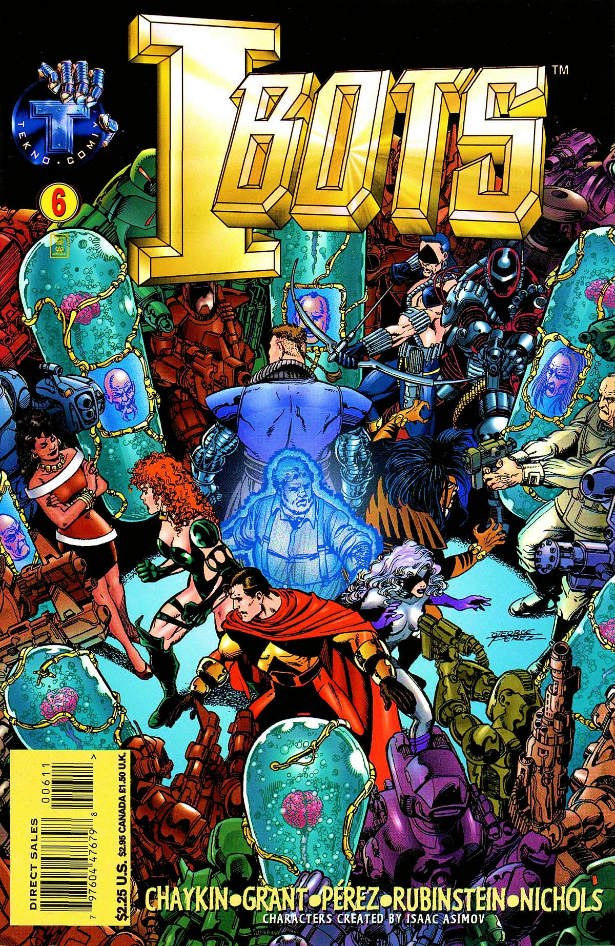 Read online Isaac Asimov's I-Bots comic -  Issue #6 - 1