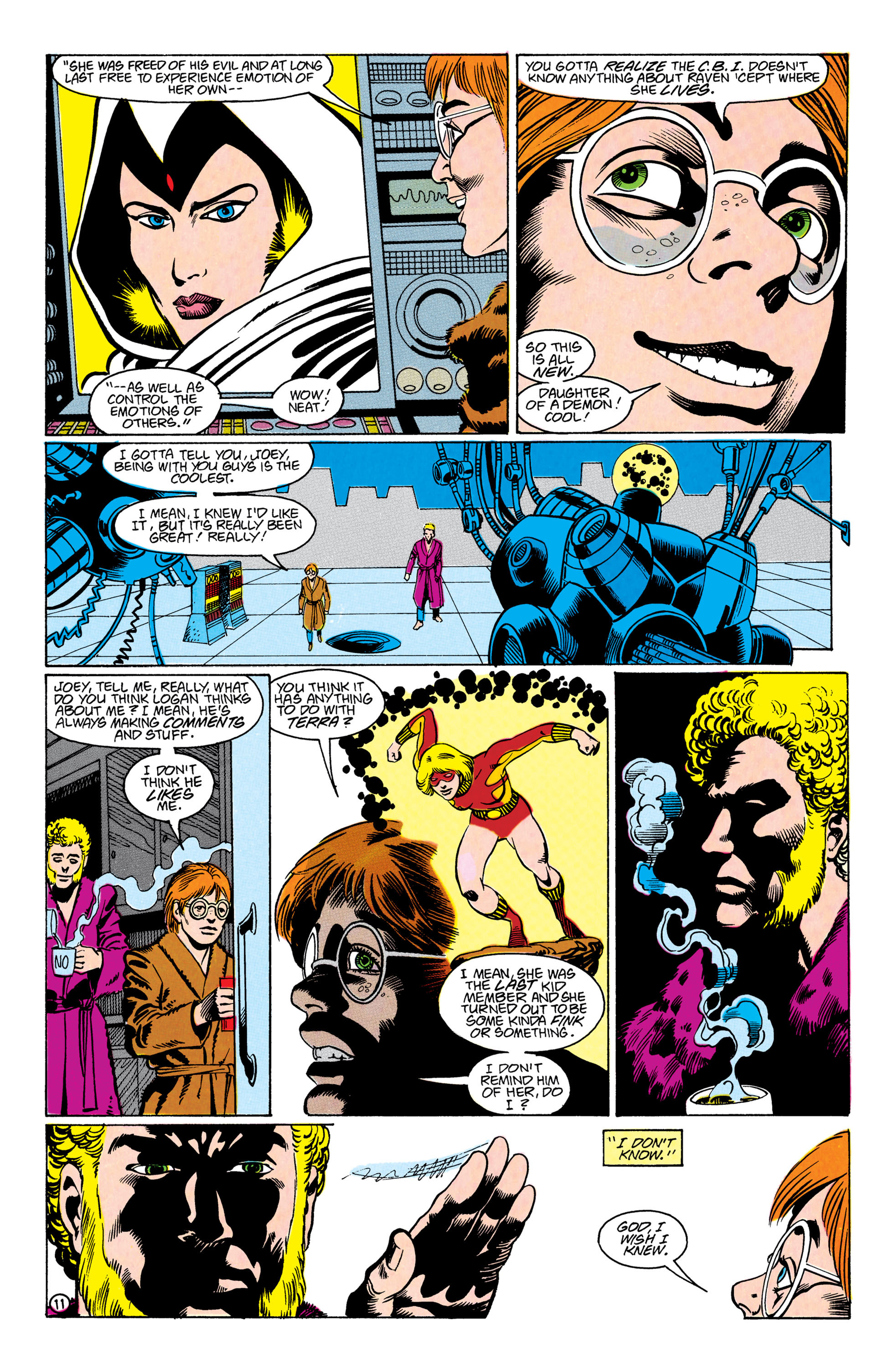 Read online The New Teen Titans (1984) comic -  Issue #47 - 12