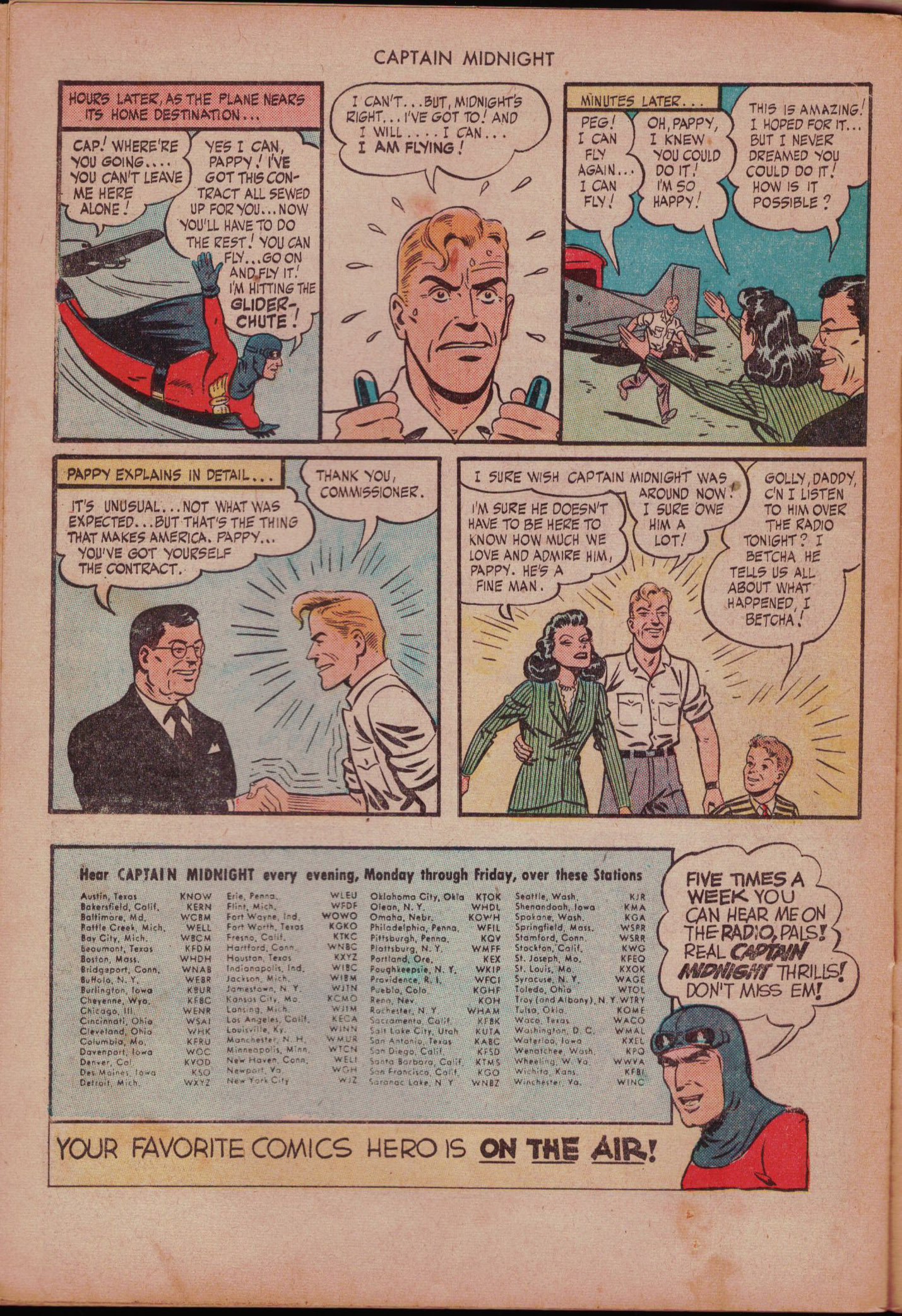 Read online Captain Midnight (1942) comic -  Issue #28 - 22