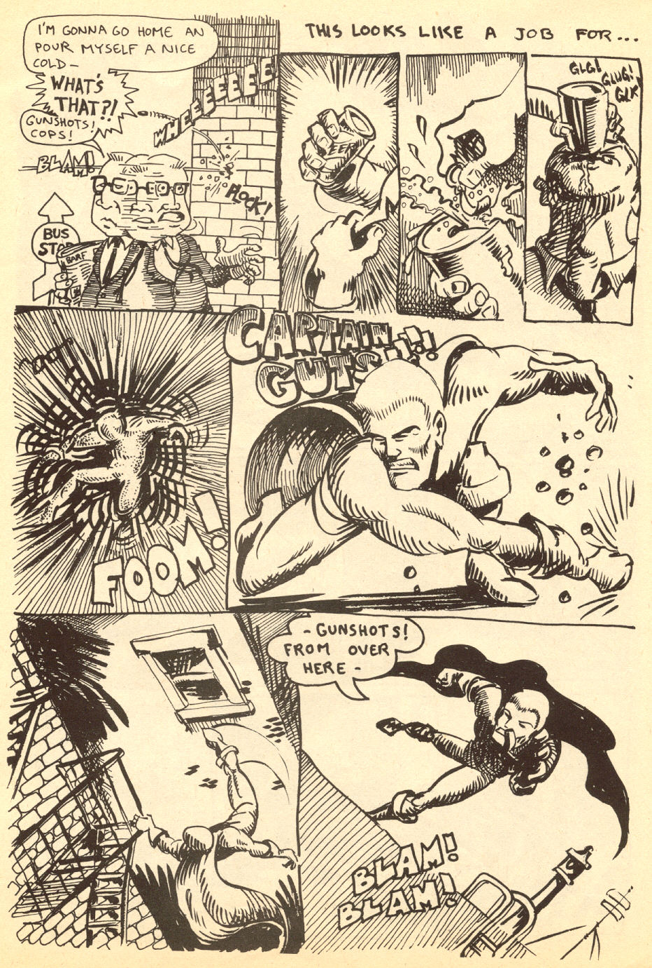 Read online Captain Guts comic -  Issue #1 - 5