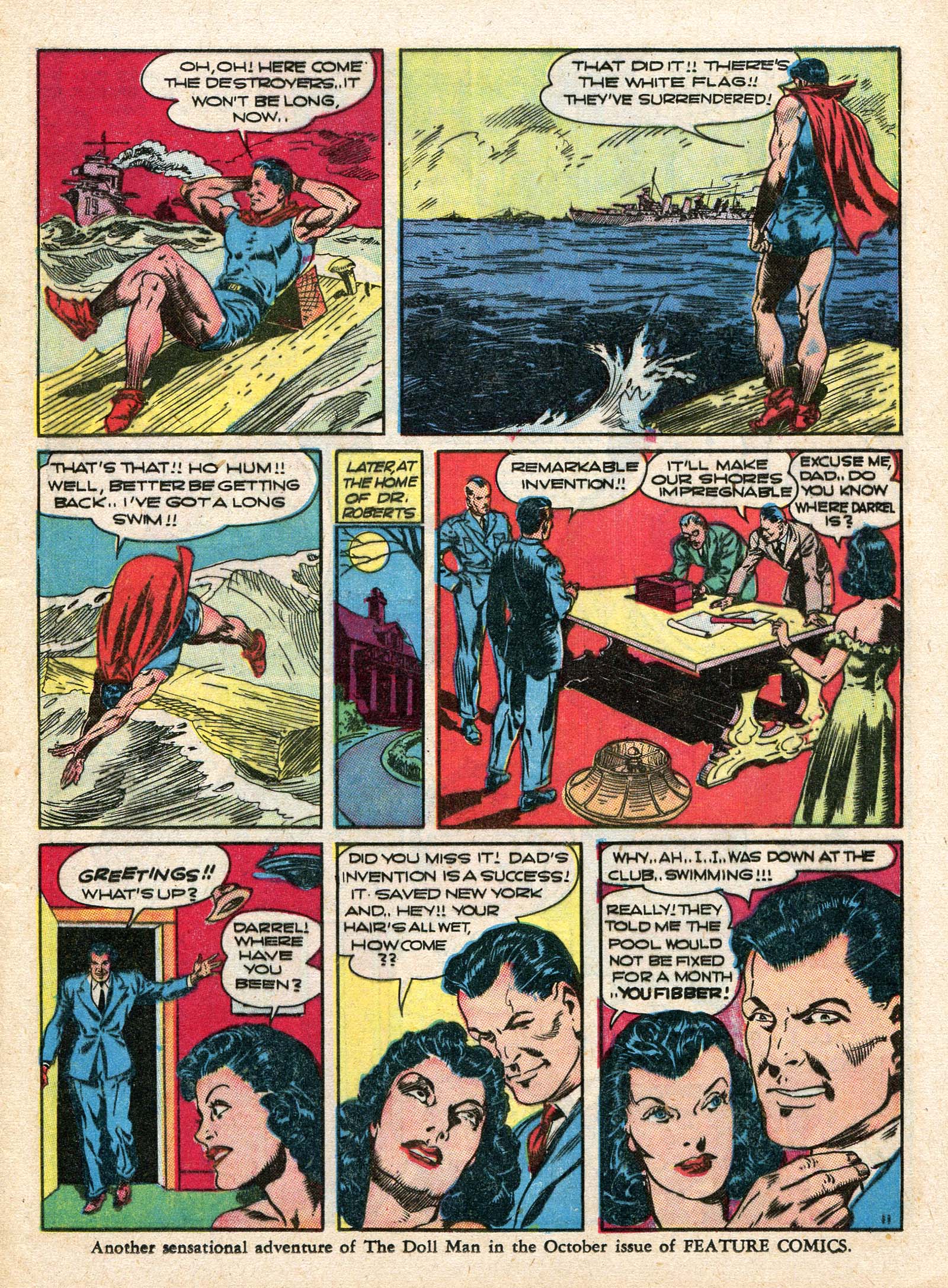 Read online Feature Comics comic -  Issue #60 - 12