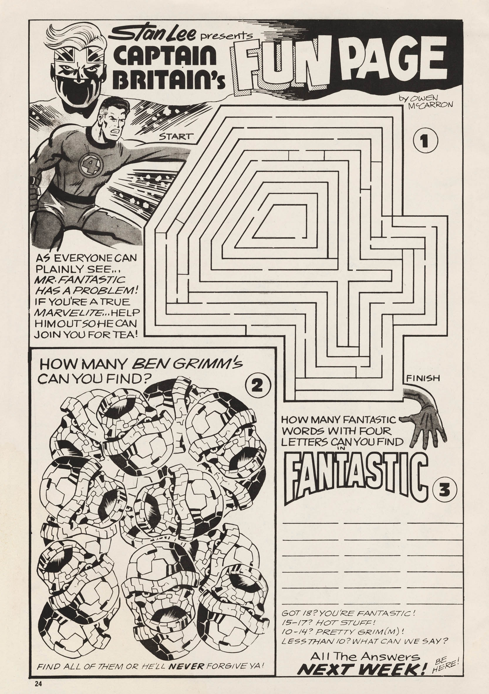 Read online Captain Britain (1976) comic -  Issue #1 - 24