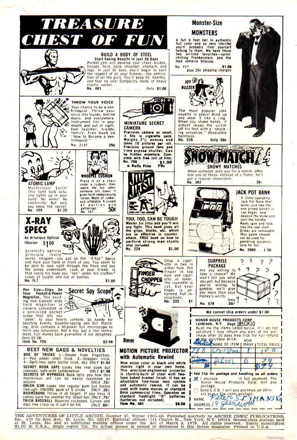 Read online The Adventures of Little Archie comic -  Issue #37 - 2