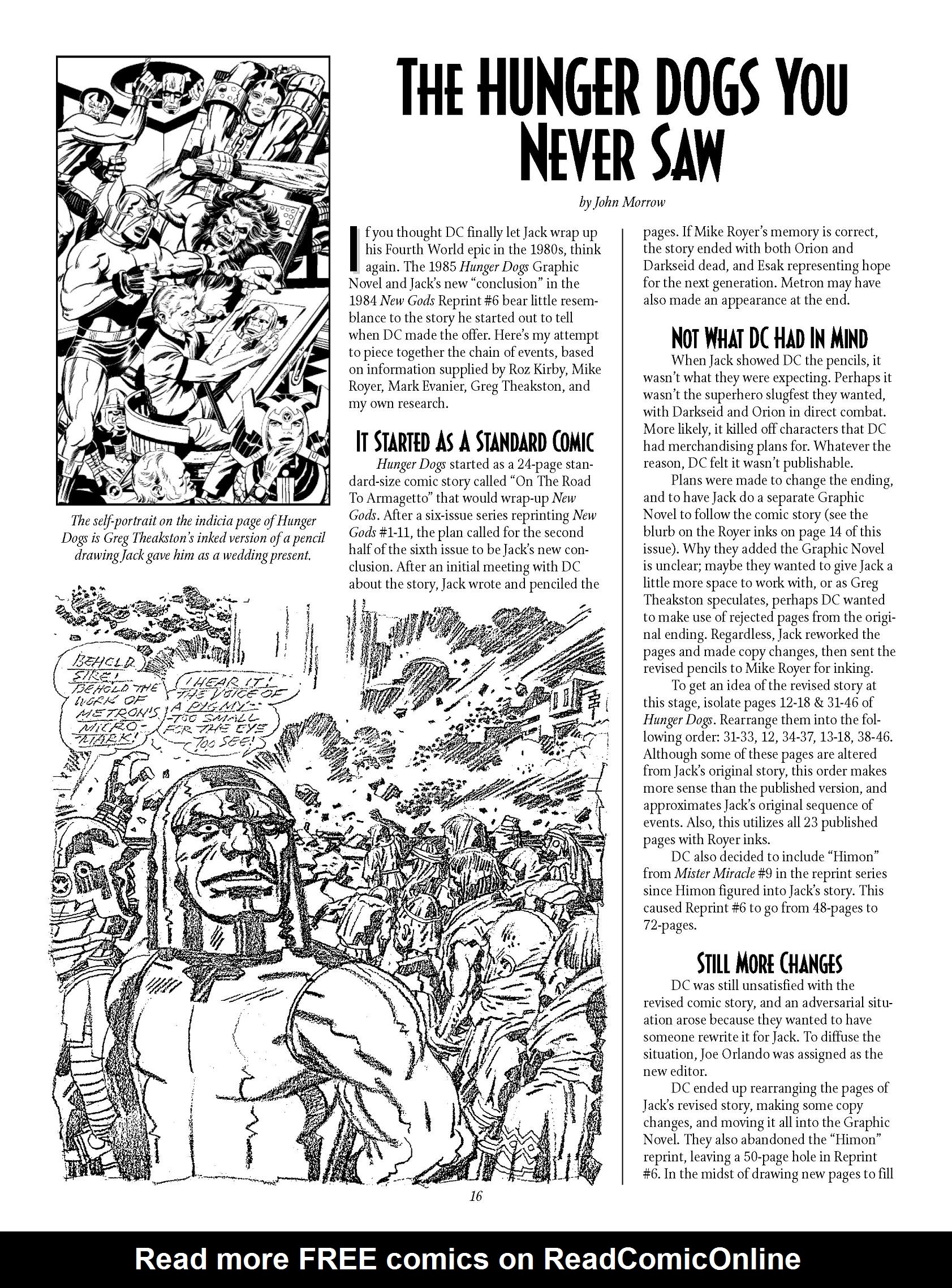 Read online The Jack Kirby Collector comic -  Issue #6 - 16