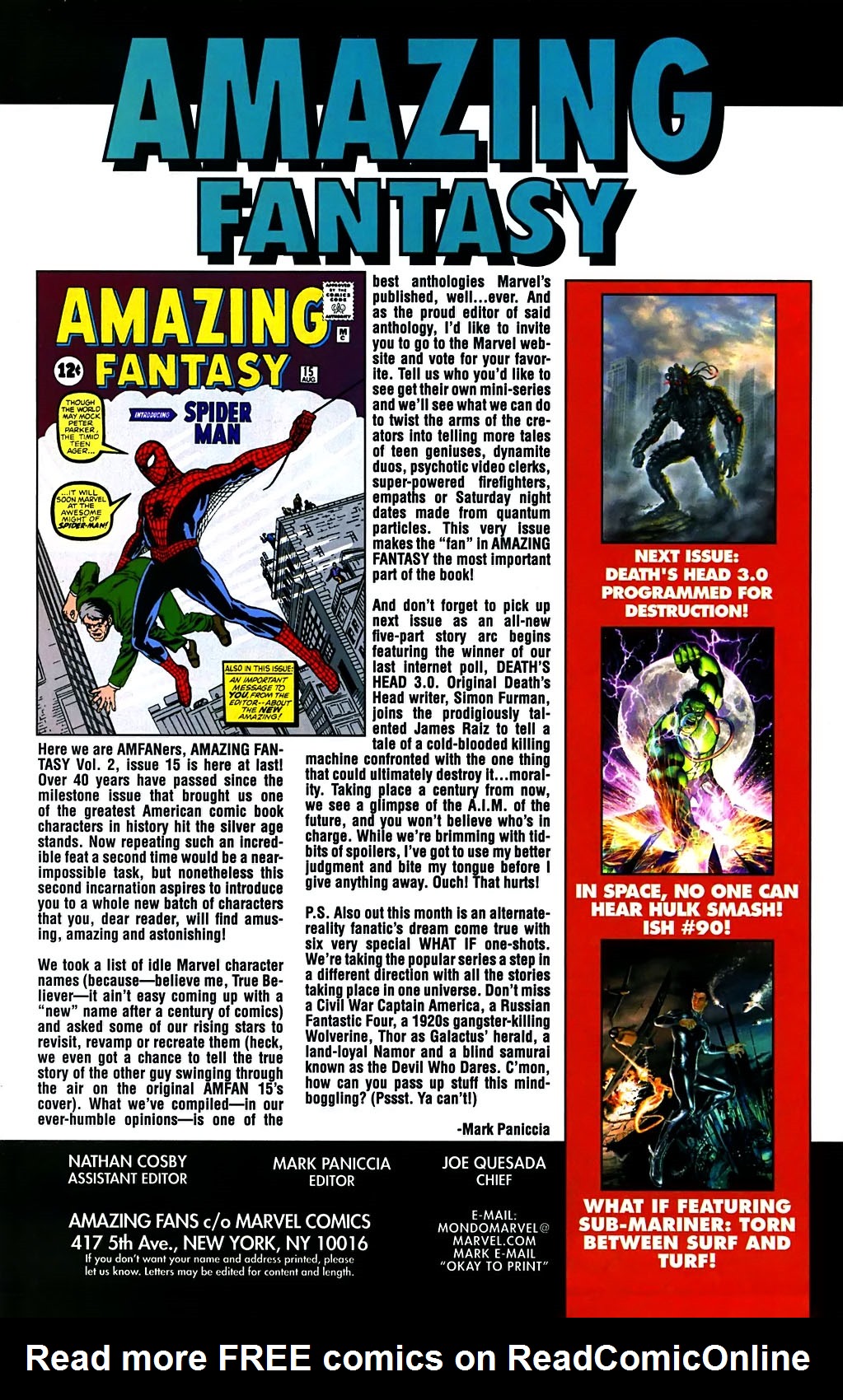 Read online Amazing Fantasy (2004) comic -  Issue #15 - 53