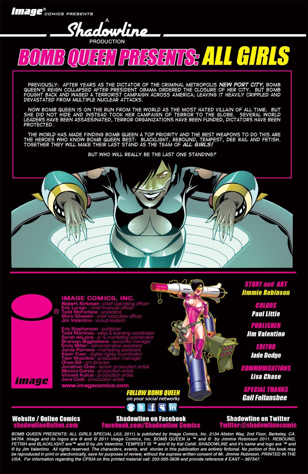 Read online Bomb Queen Presents: All-Girl Special comic -  Issue # Full - 2