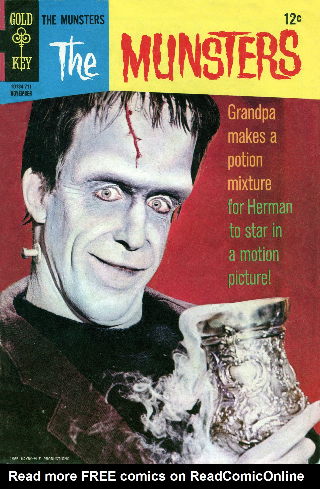 Read online The Munsters comic -  Issue #15 - 1