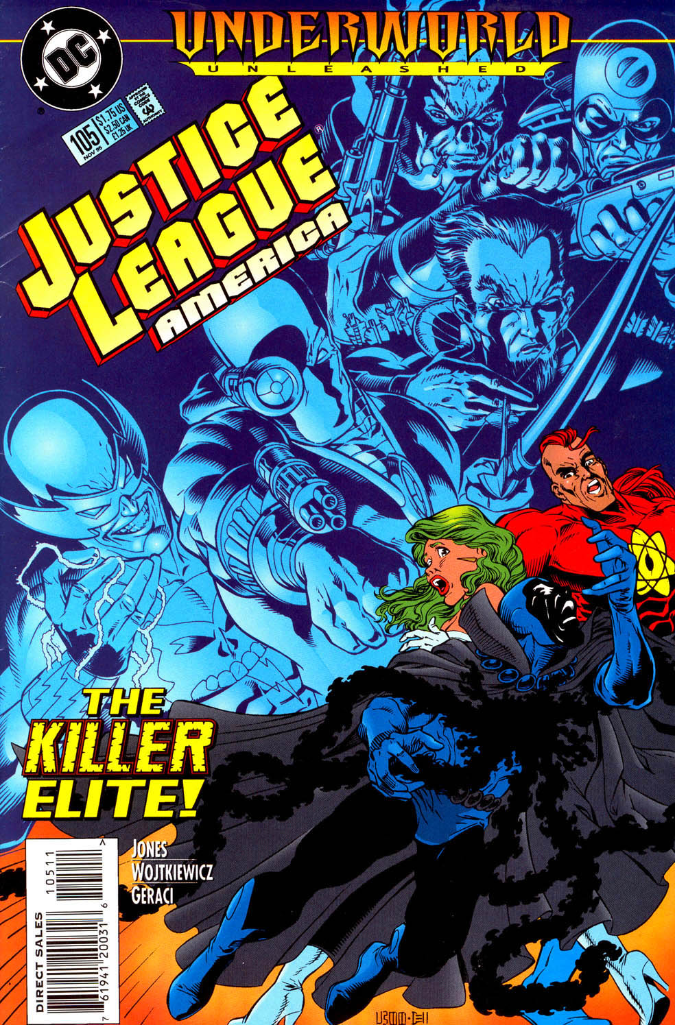 Read online Justice League America comic -  Issue #105 - 1