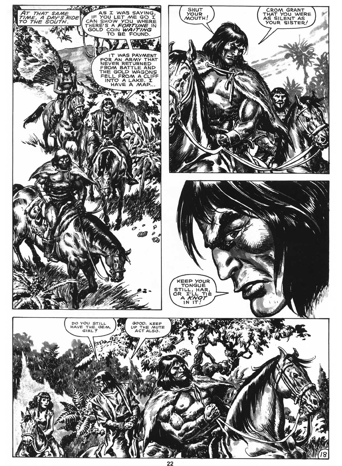 Read online The Savage Sword Of Conan comic -  Issue #158 - 24