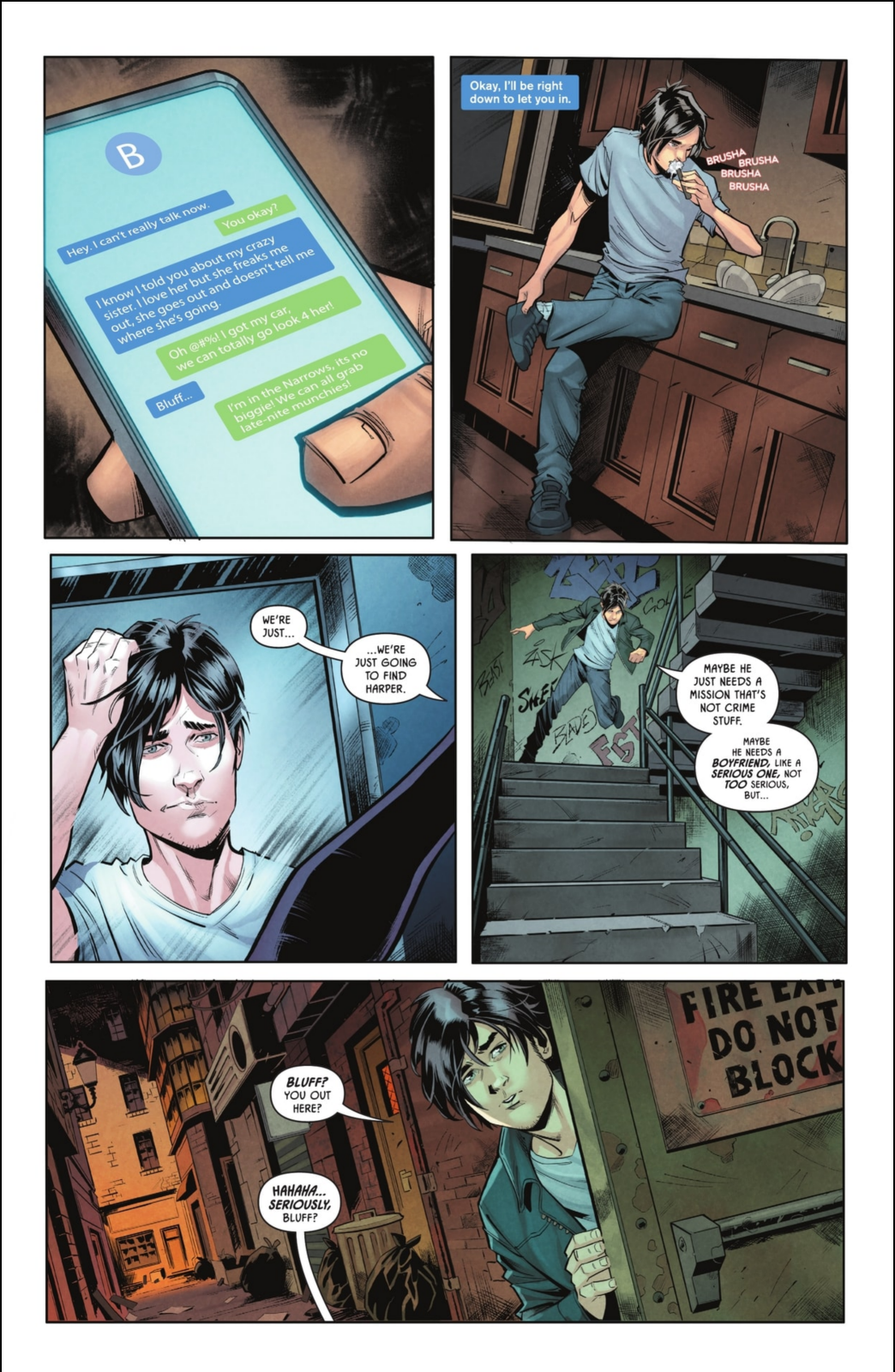 Read online Punchline: The Gotham Game comic -  Issue #3 - 22