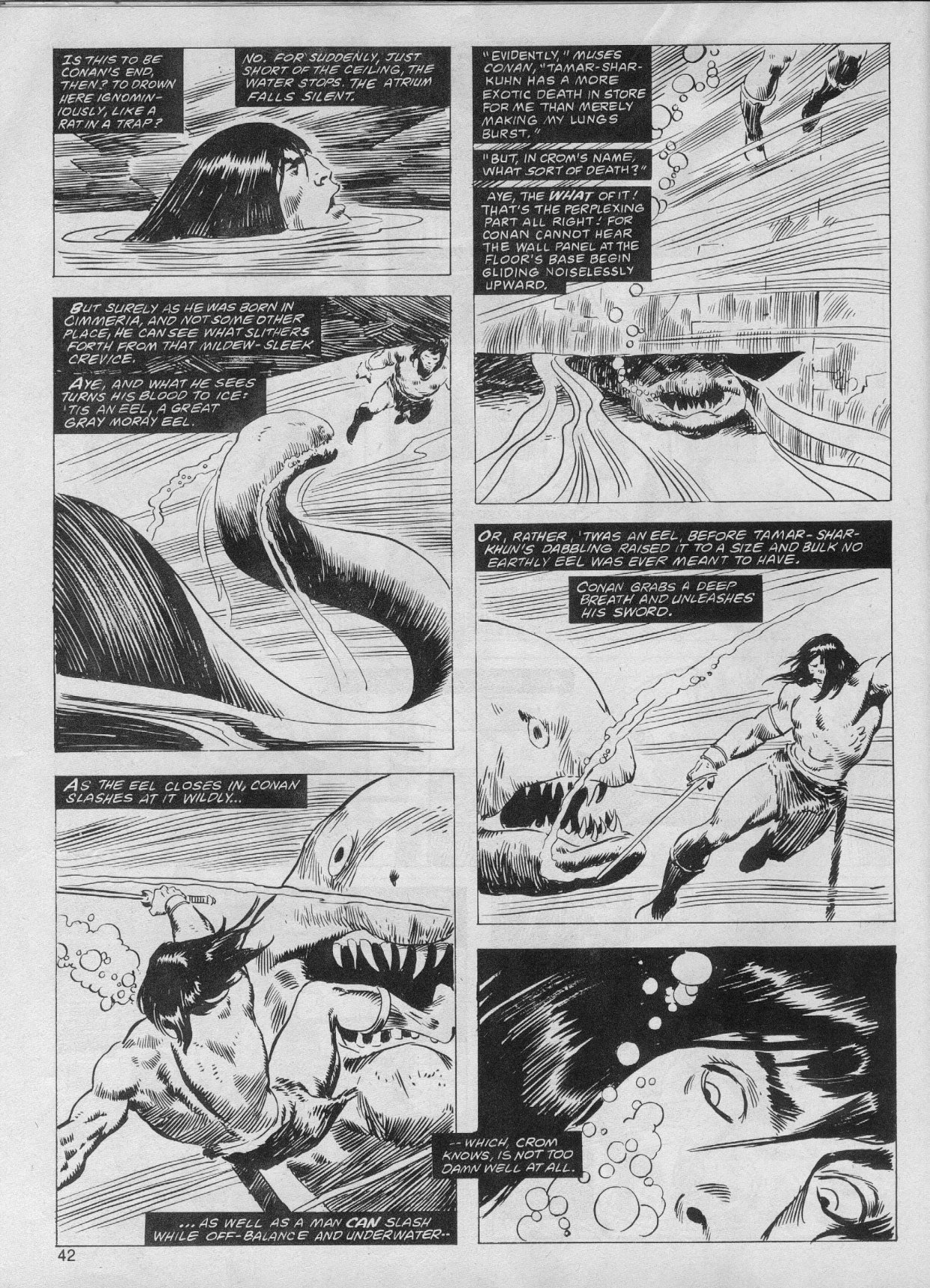 Read online The Savage Sword Of Conan comic -  Issue #61 - 42