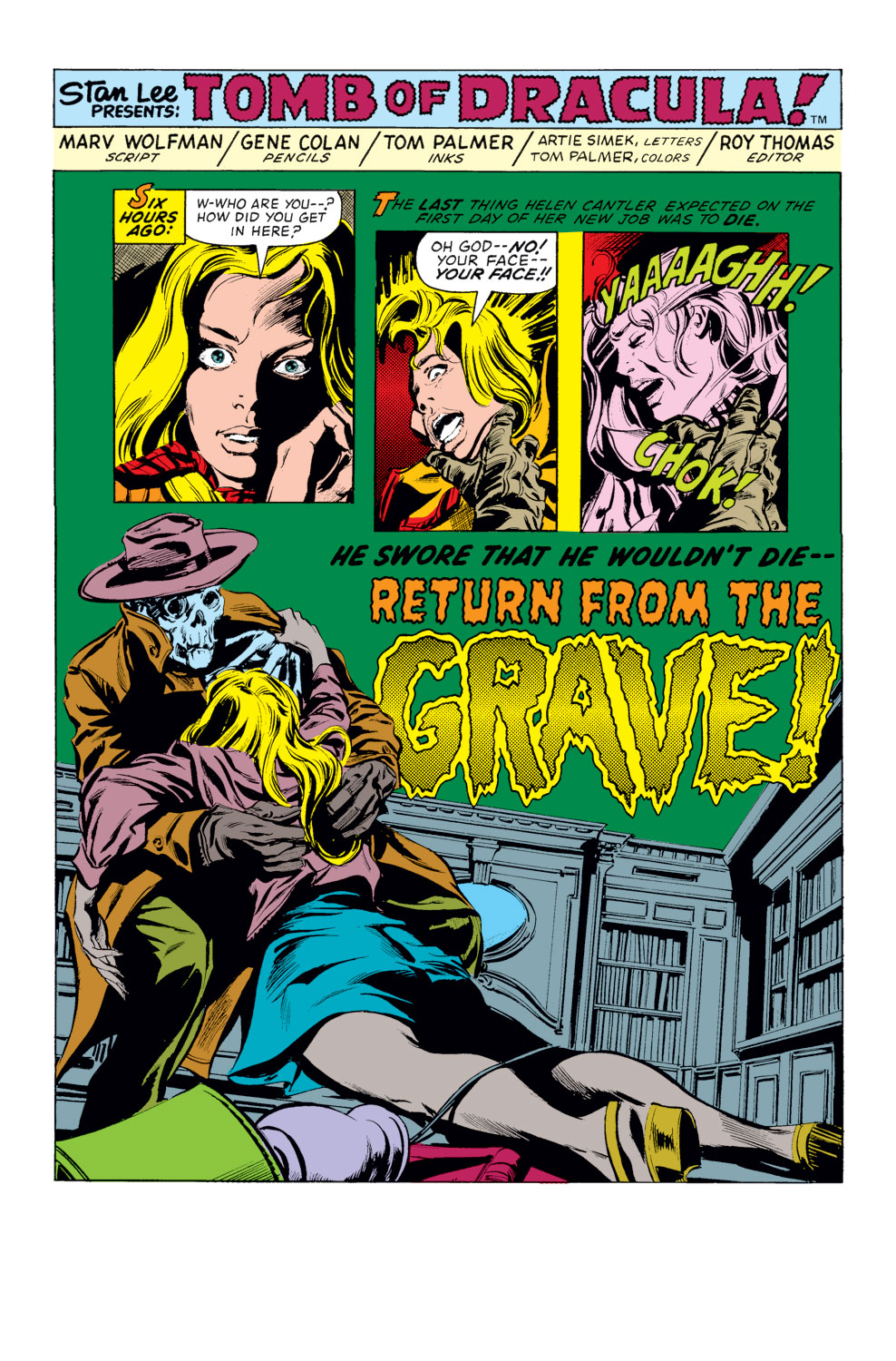 Read online Tomb of Dracula (1972) comic -  Issue #16 - 2
