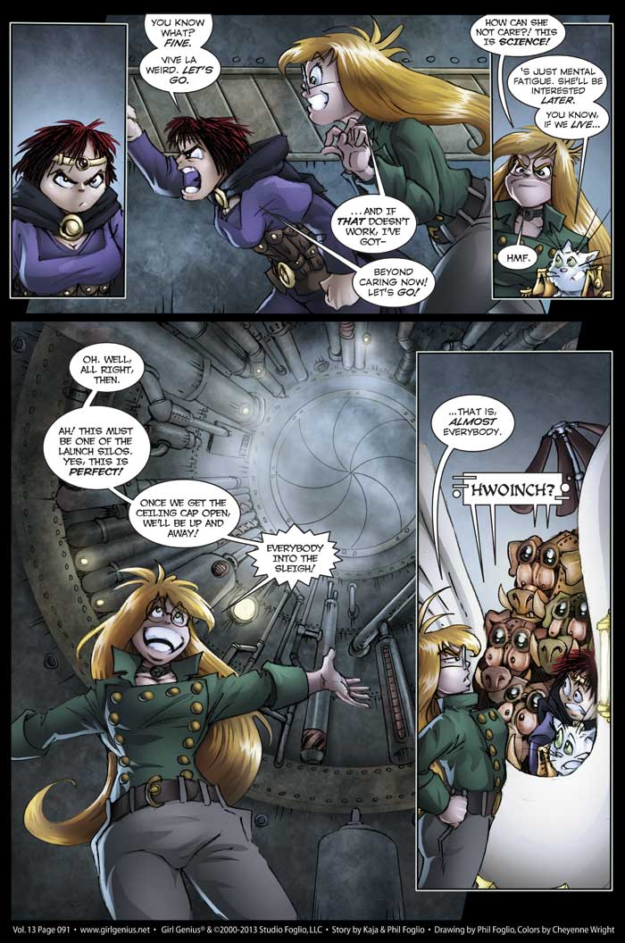 Read online Girl Genius (2002) comic -  Issue #13 - 92
