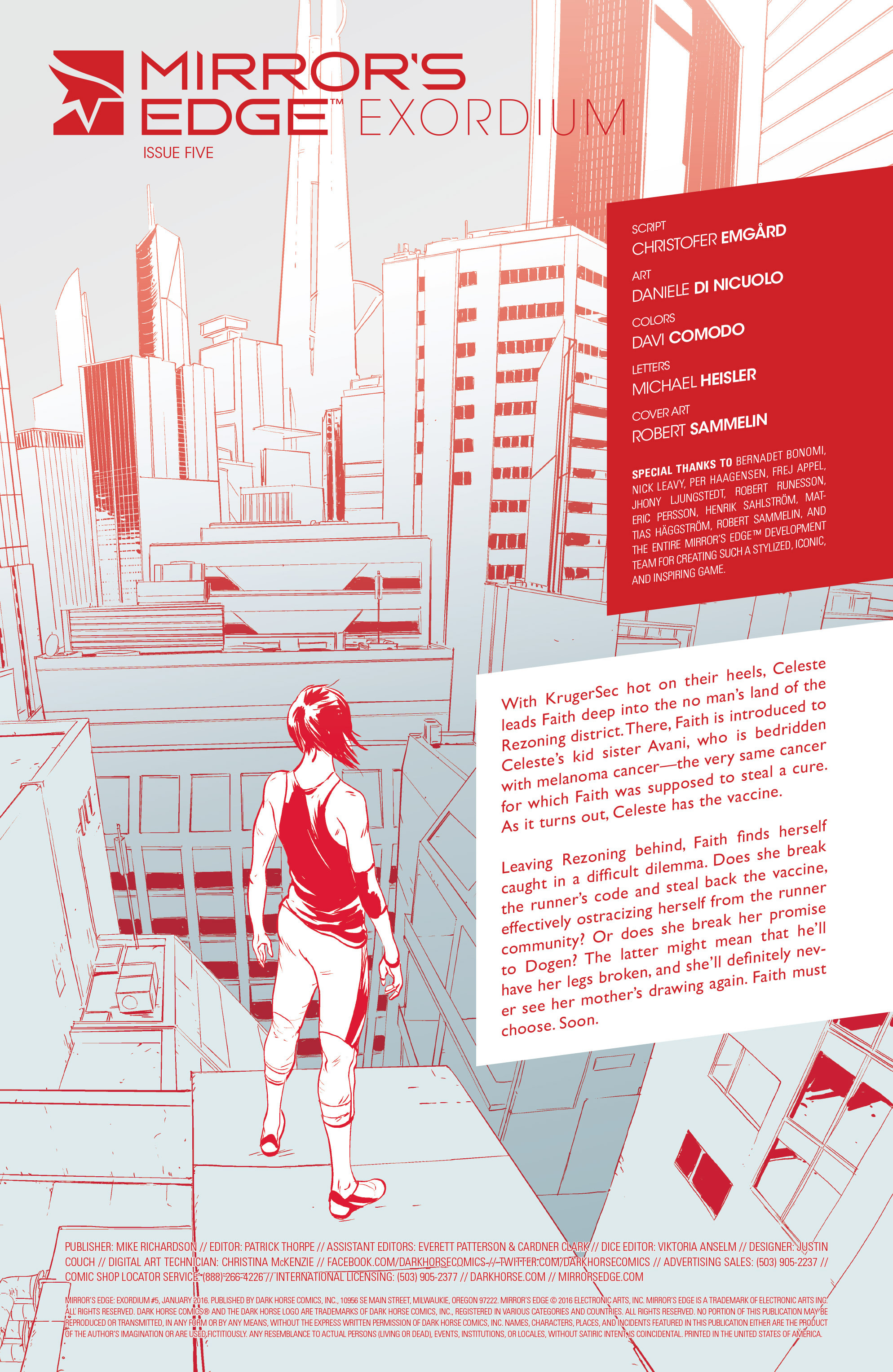Read online Mirror's Edge: Exordium comic -  Issue #5 - 2