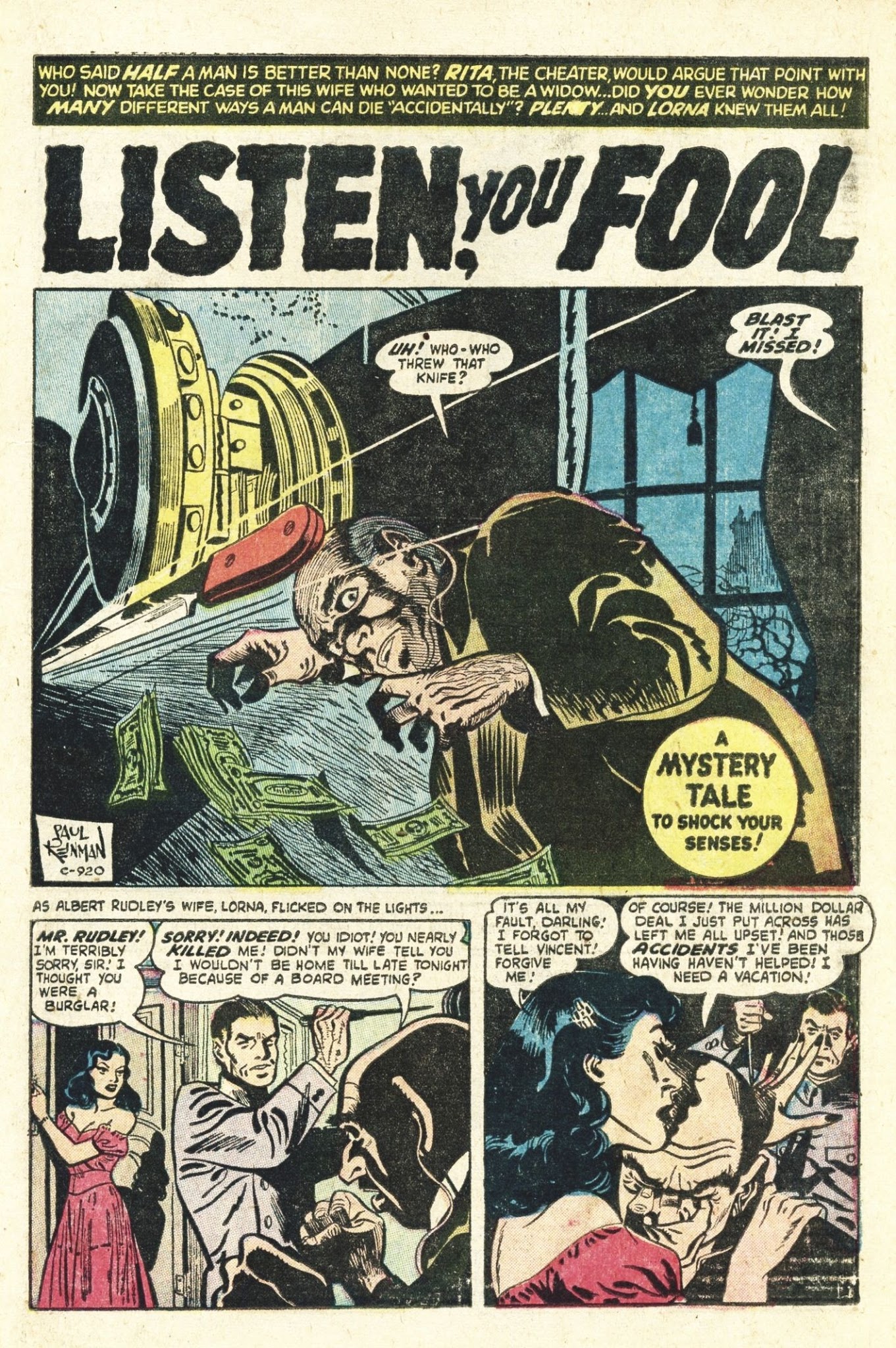 Read online Mystery Tales comic -  Issue #14 - 19