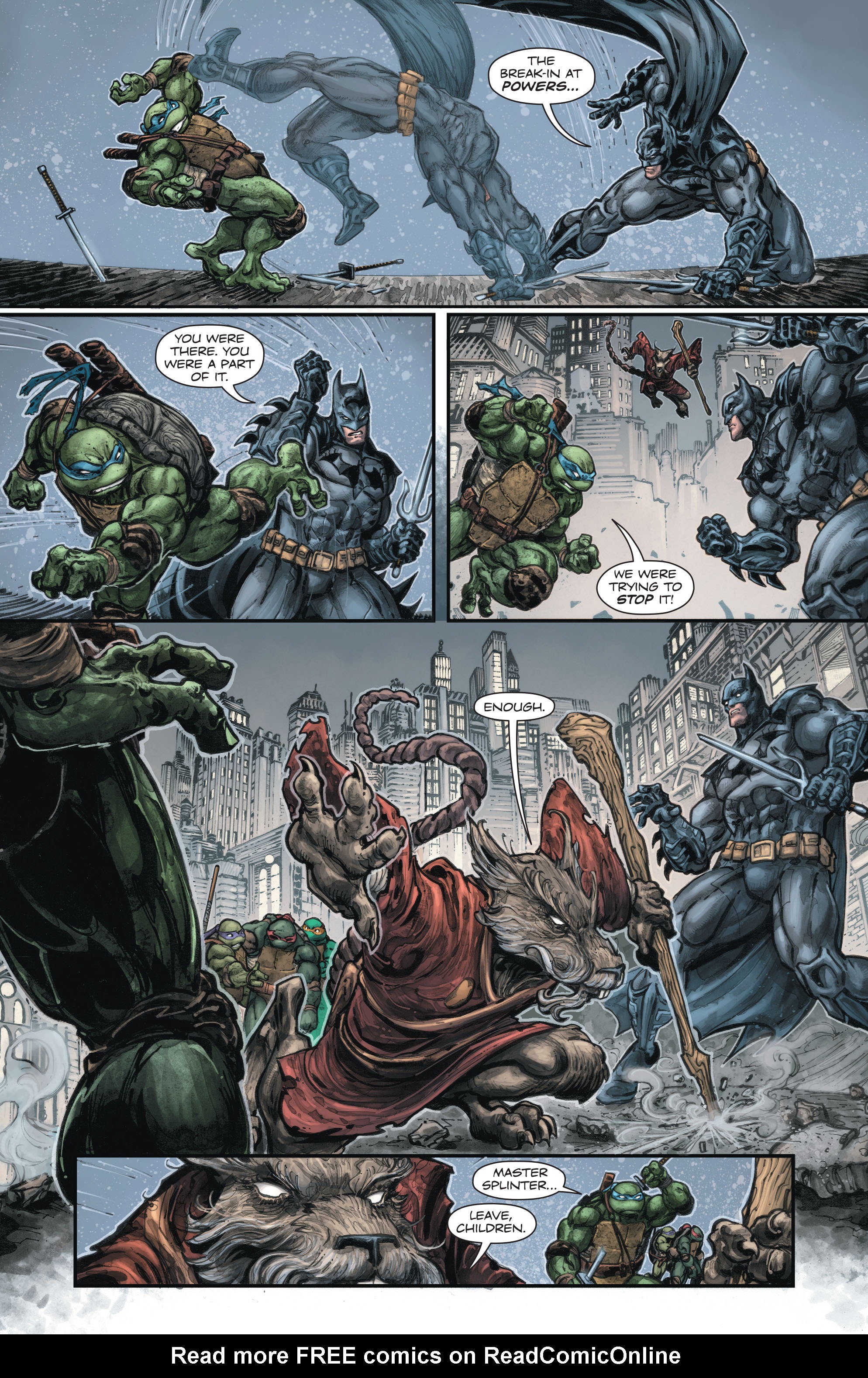 Read online Batman/Teenage Mutant Ninja Turtles comic -  Issue #2 - 10